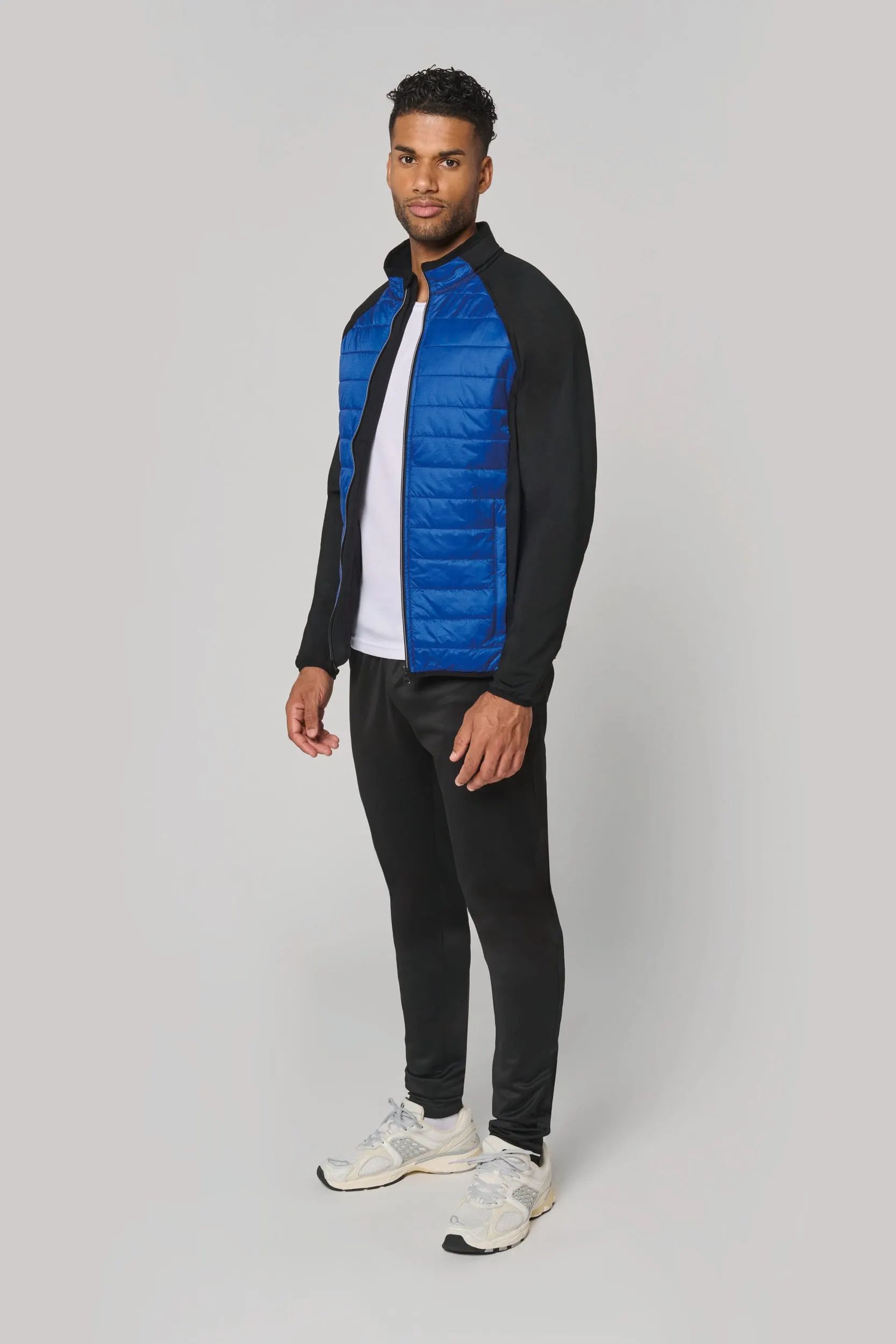 Chaqueta de deporte bimaterial unisex