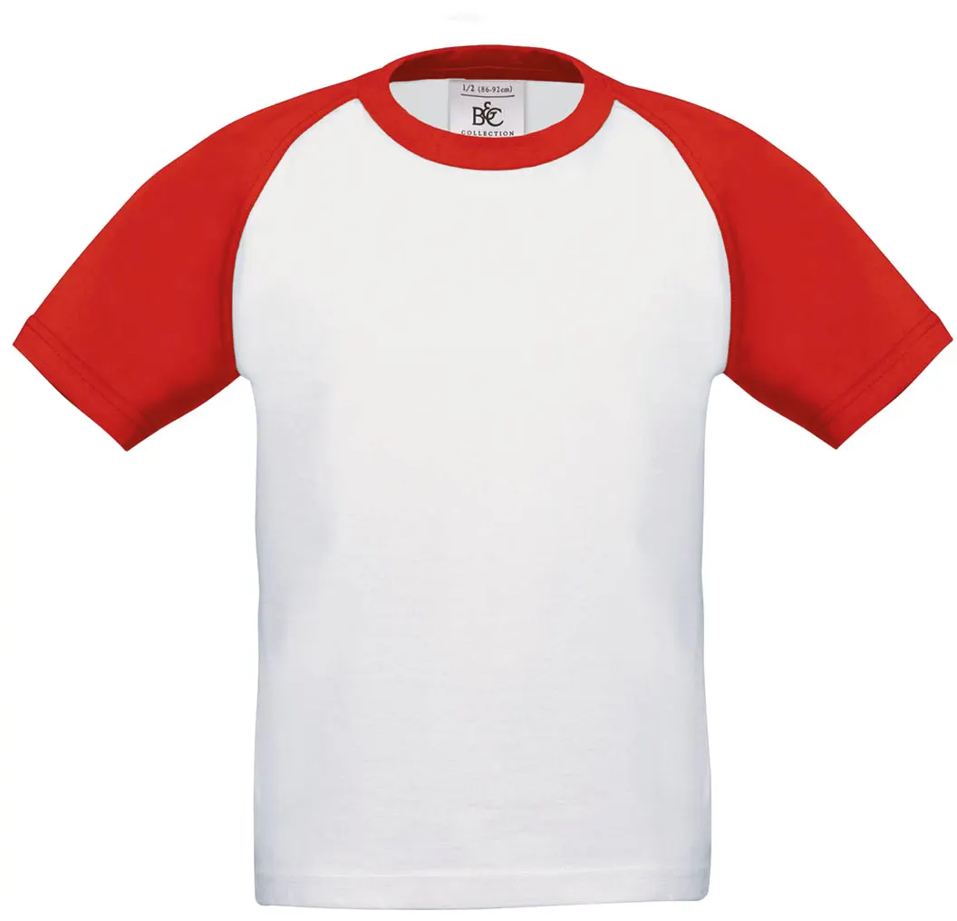 Camiseta Baseball bicolor niños