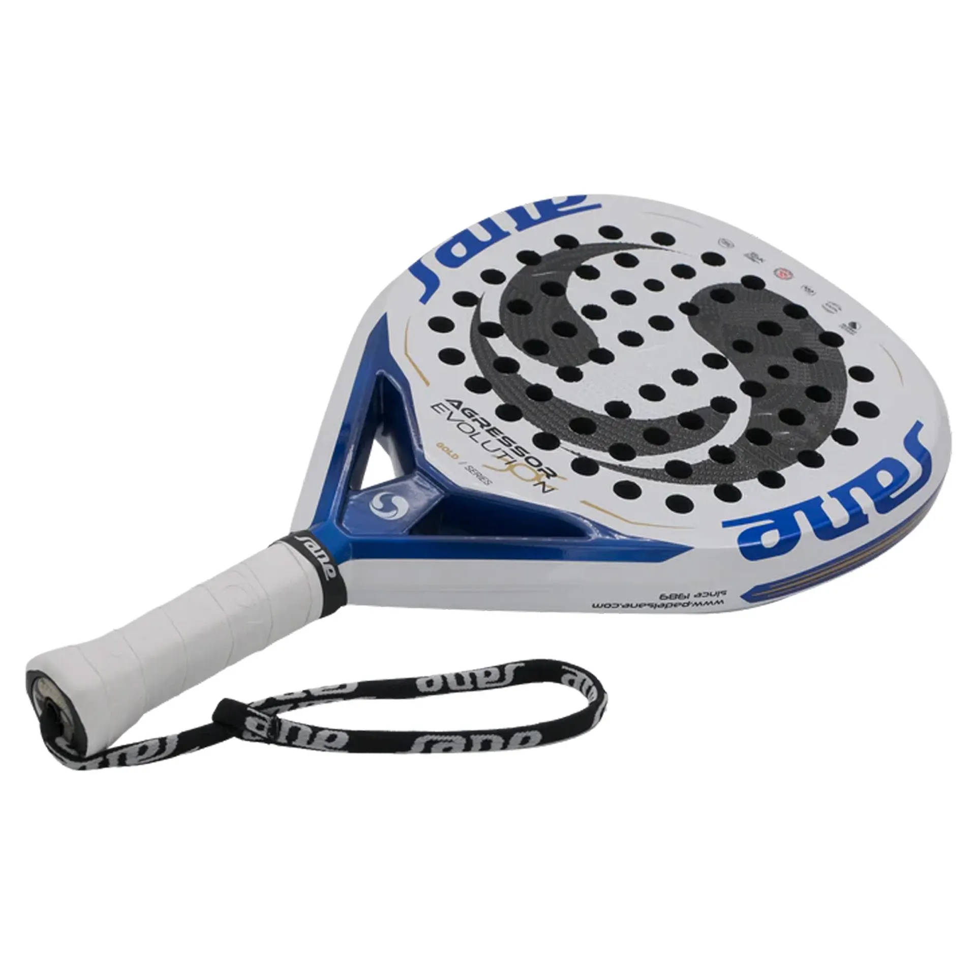 PALA DE PÁDEL SANE AGRESSOR EVOLUTION GOLD