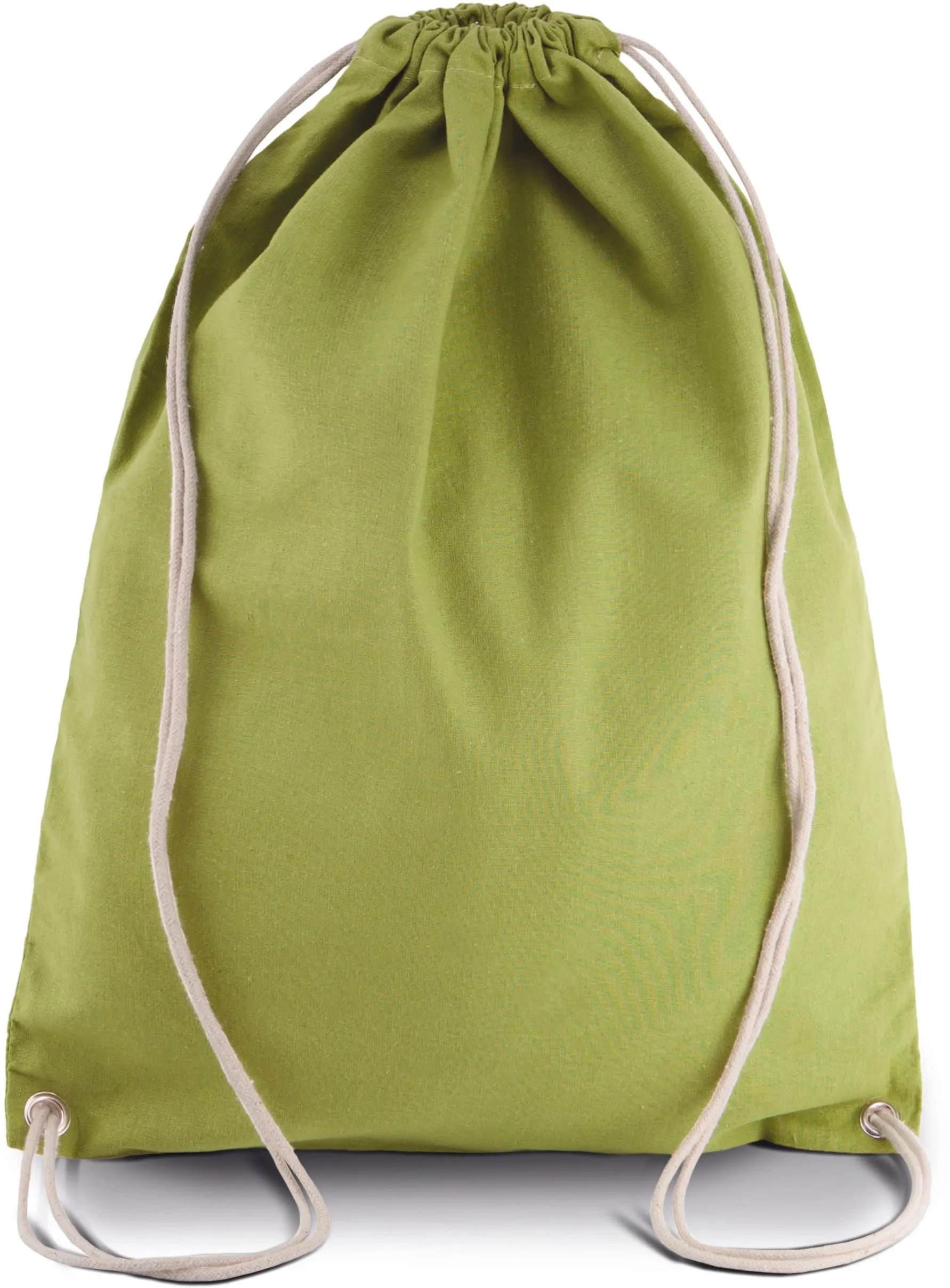 Mochila de algodón con cordones