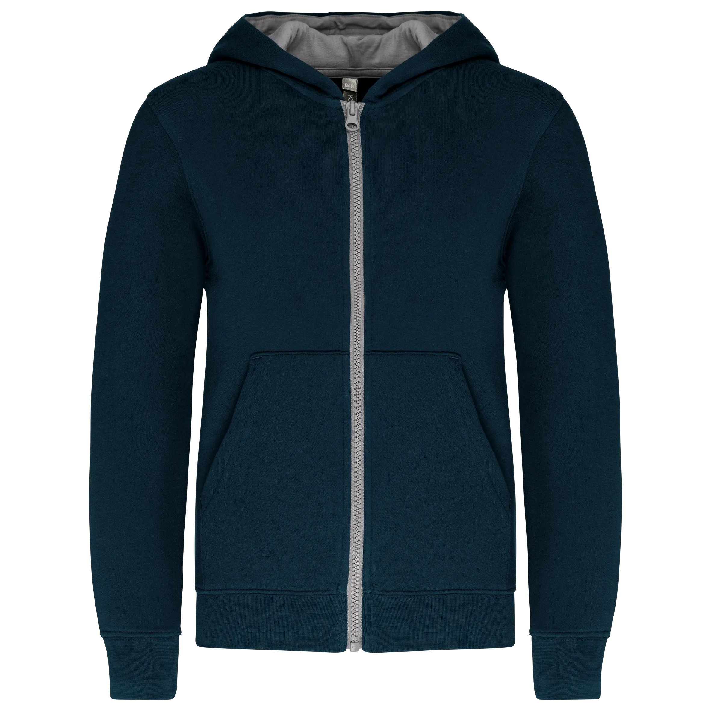 Sudadera capucha y cremallera niños