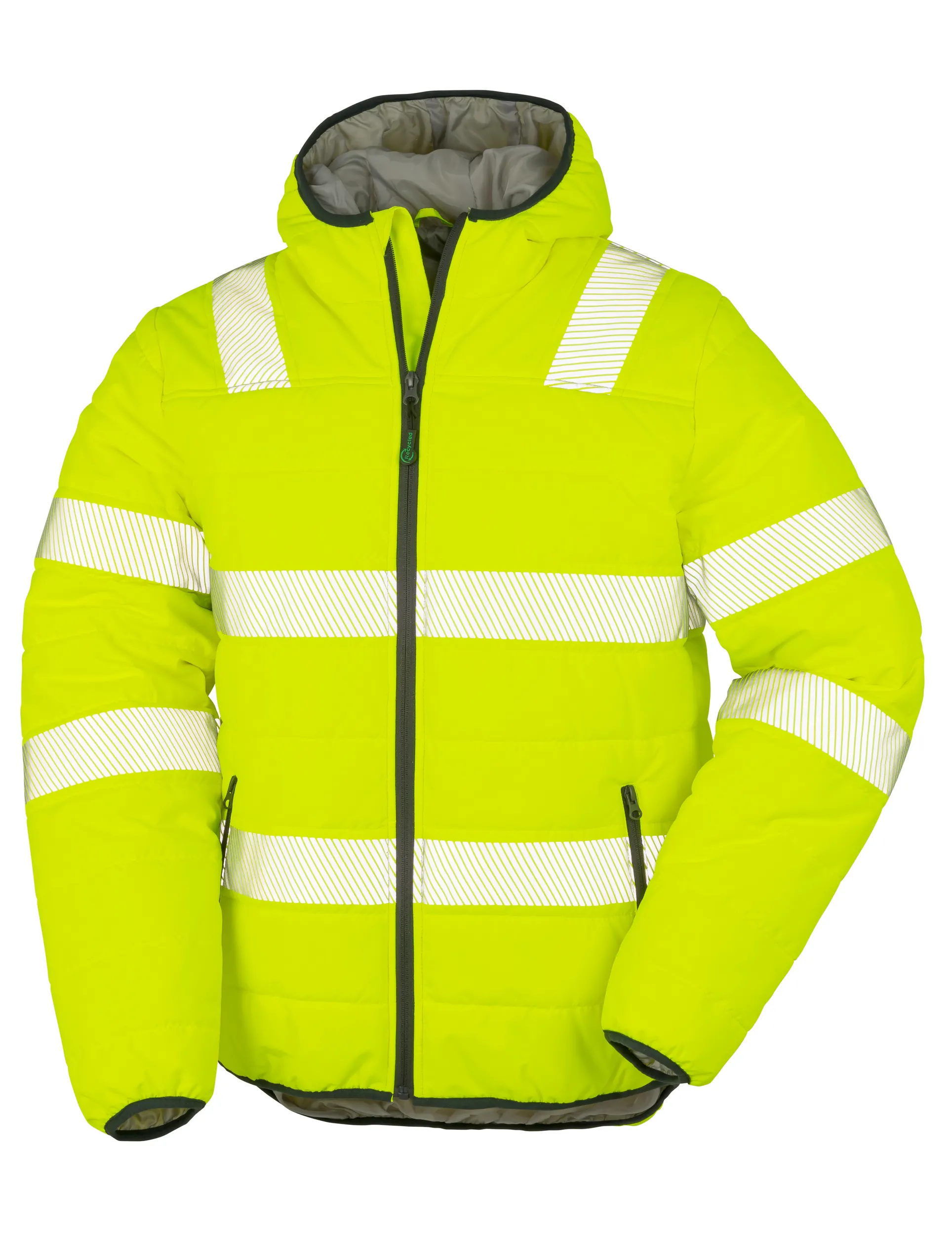 Chaqueta de seguridad ripstop acolchada  - Material reciclado