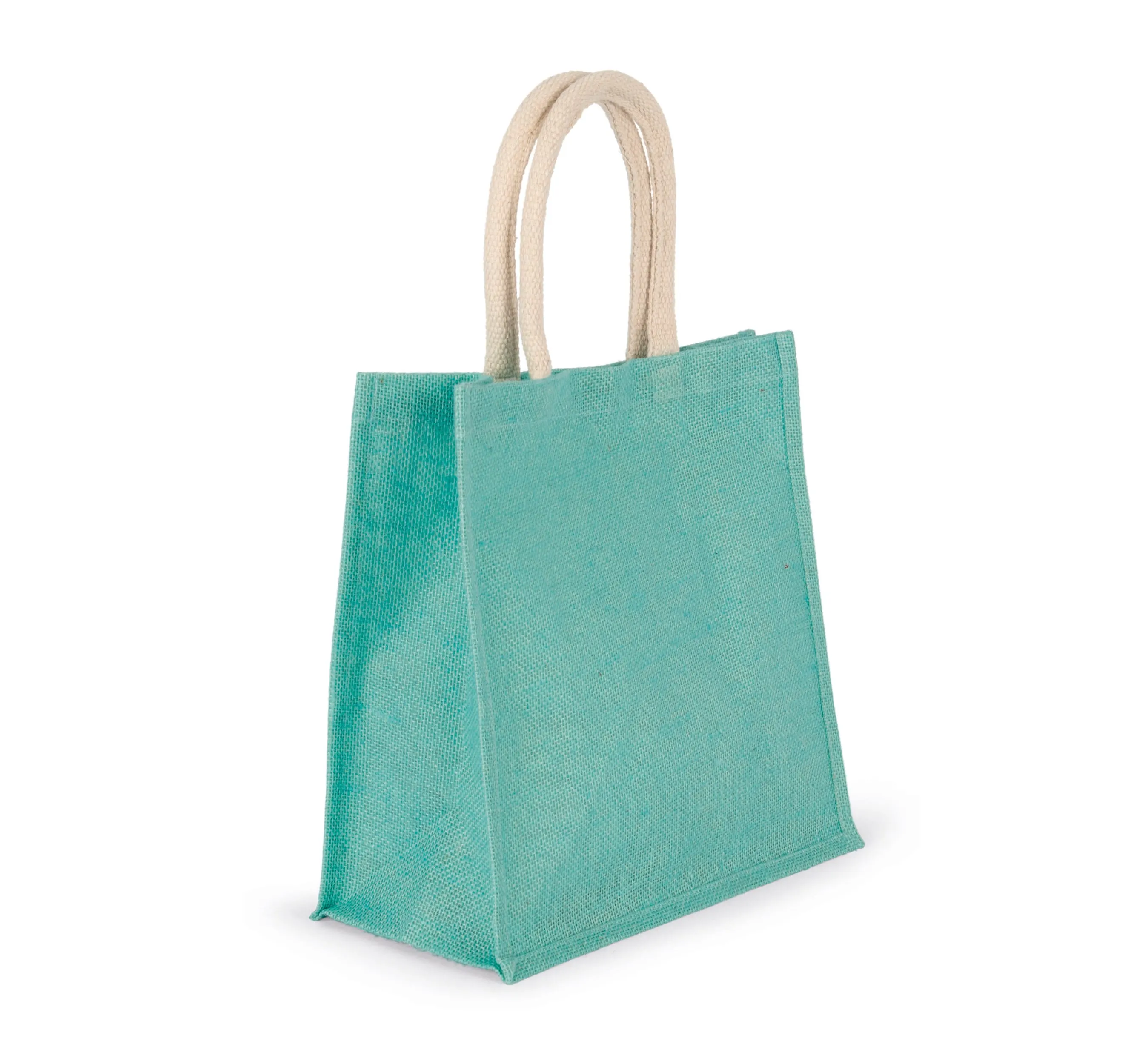 Bolsa estilo tote de tela de yute, modelo grande