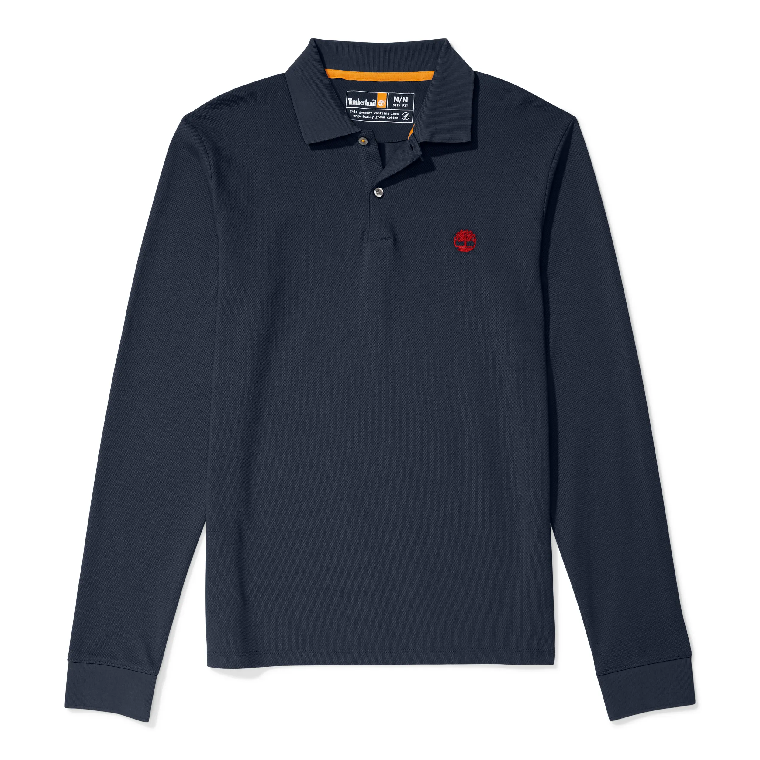 Polo slim LS de piqué