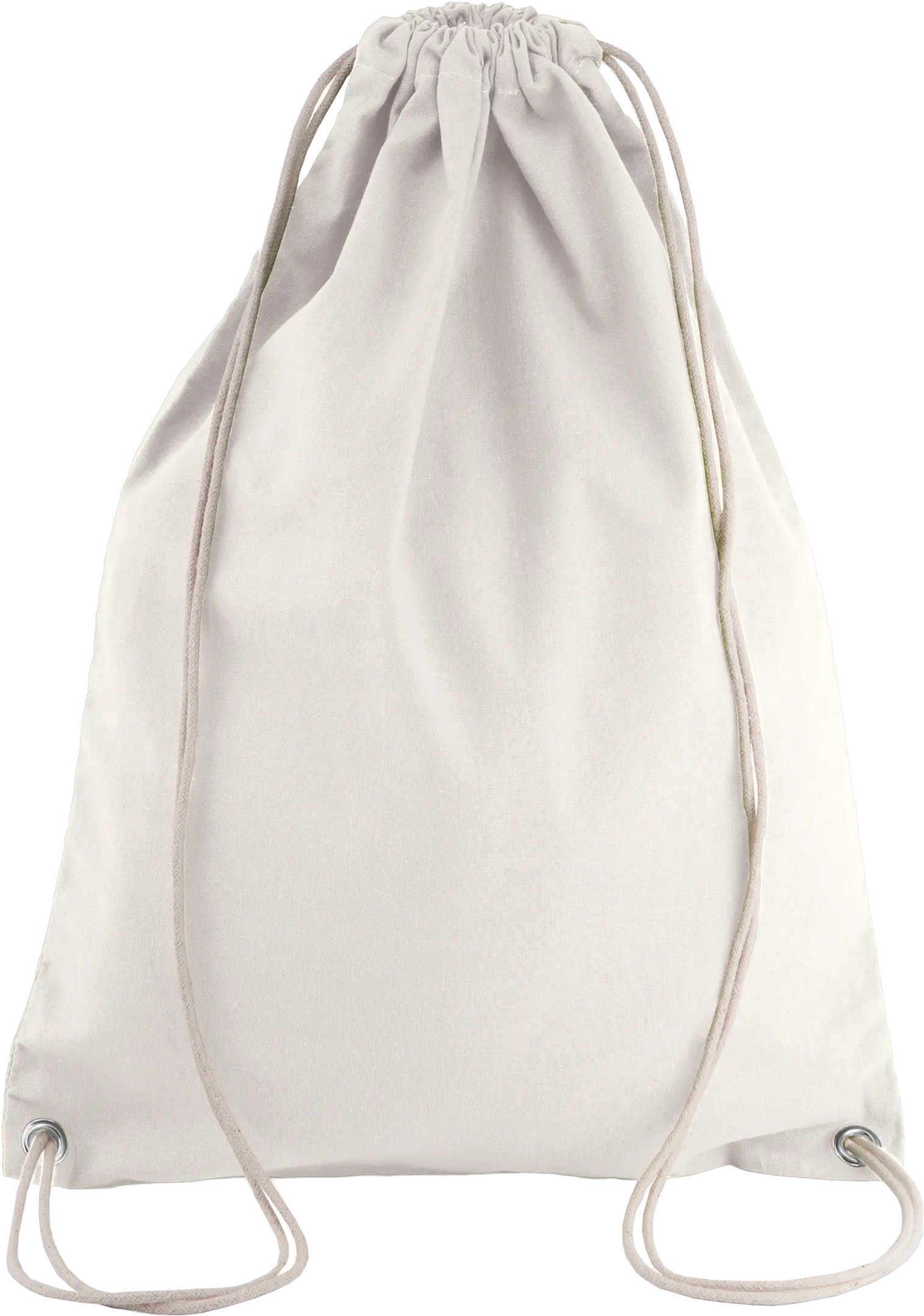 Mochila de algodón con cordones