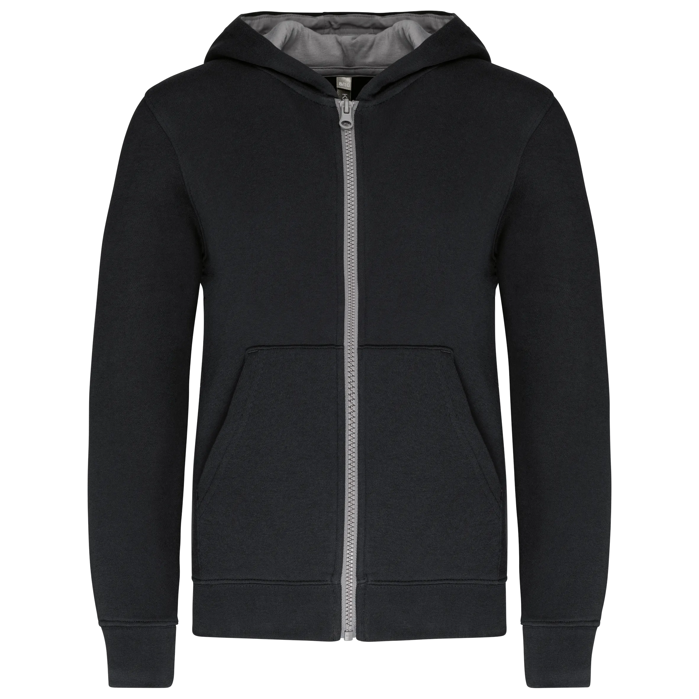 Sudadera capucha y cremallera niños
