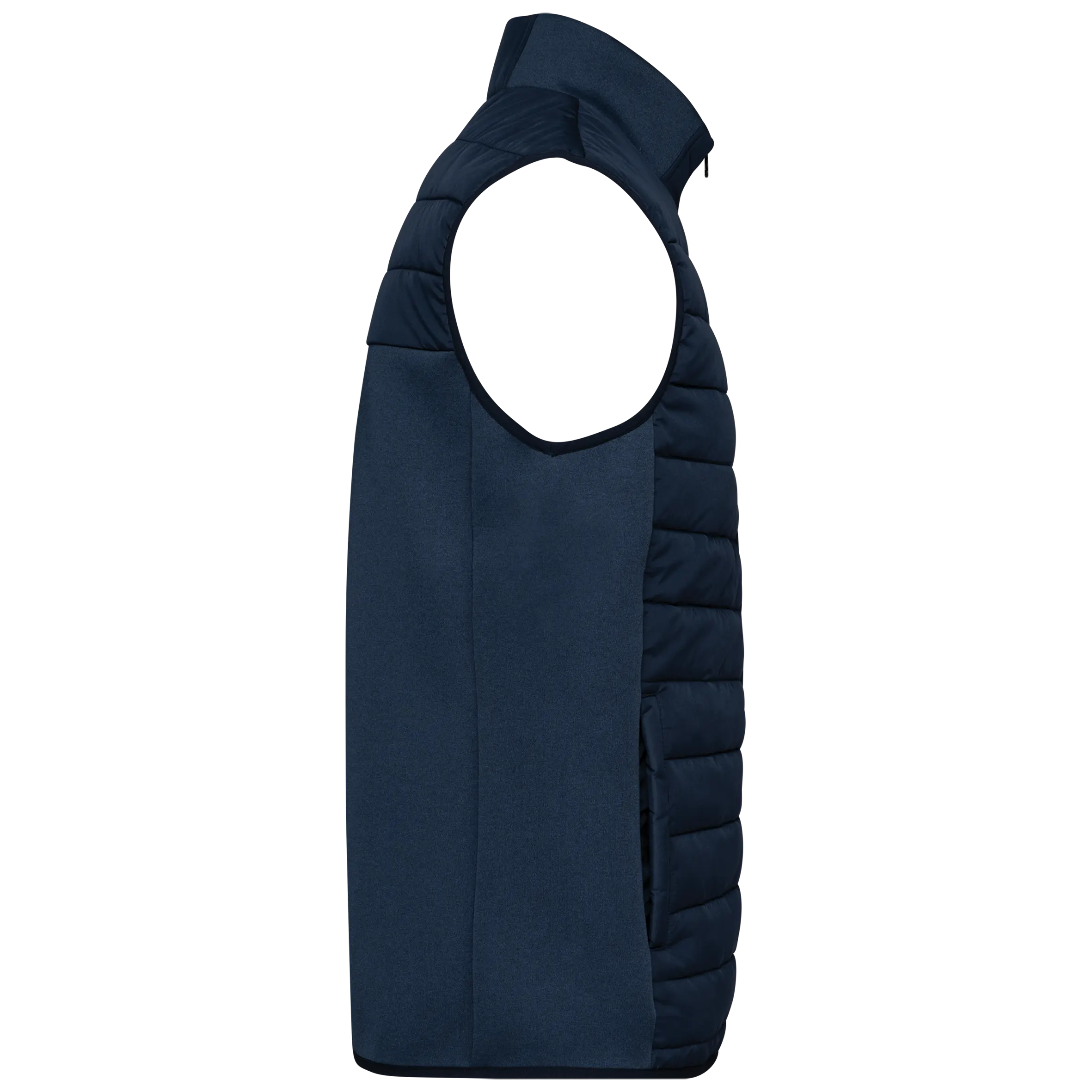 Chaleco bimaterial hombre