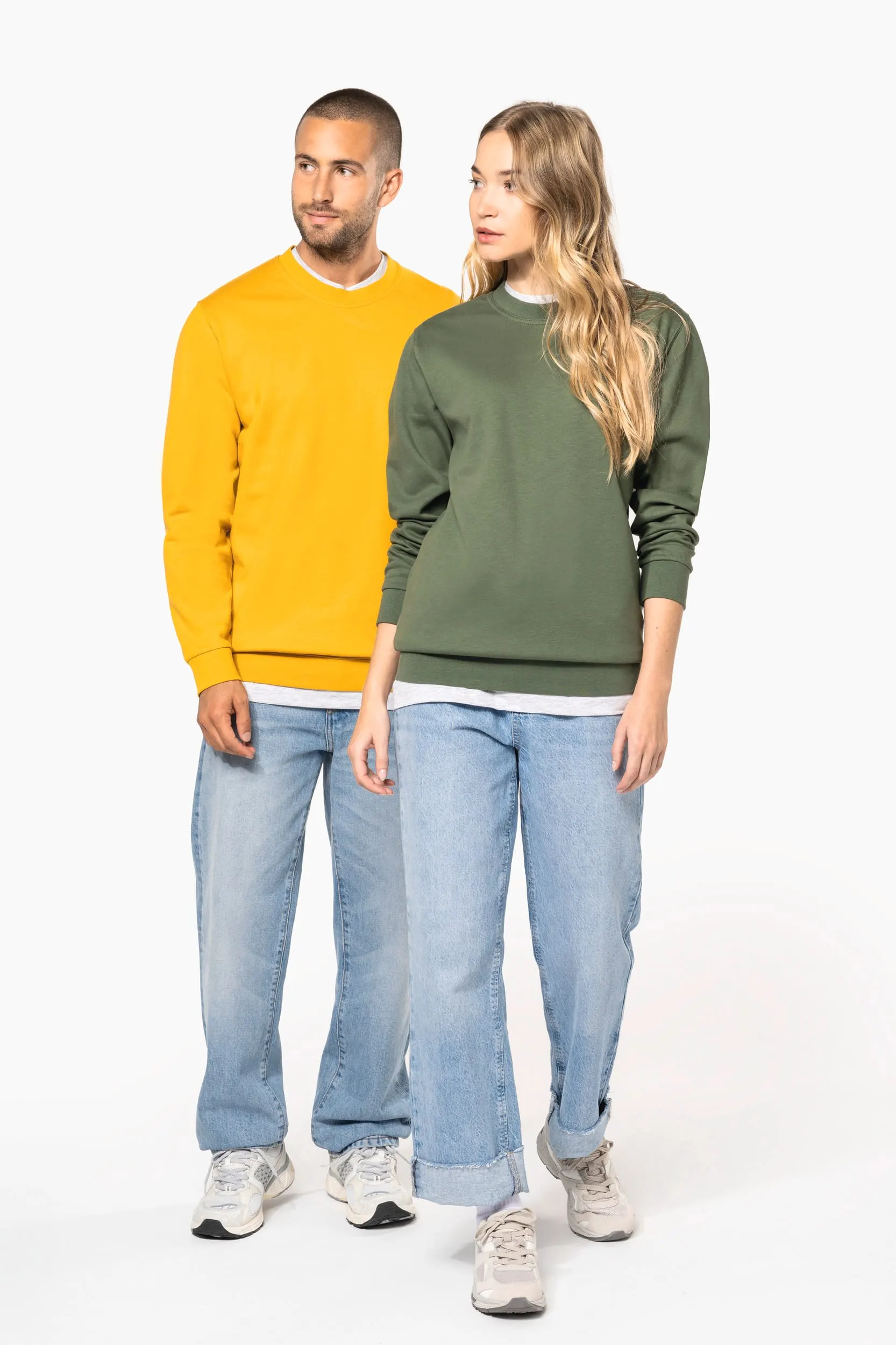 Sudadera cuello redondo