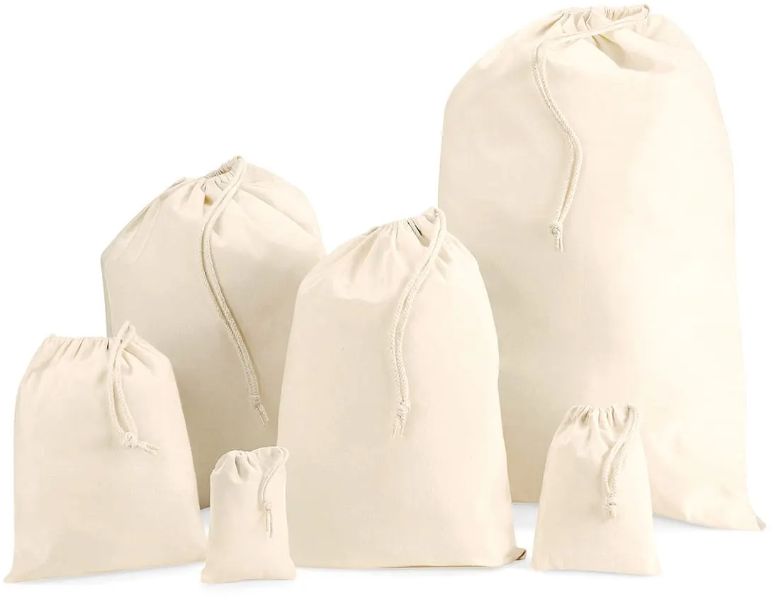Bolsa algodón con cordones