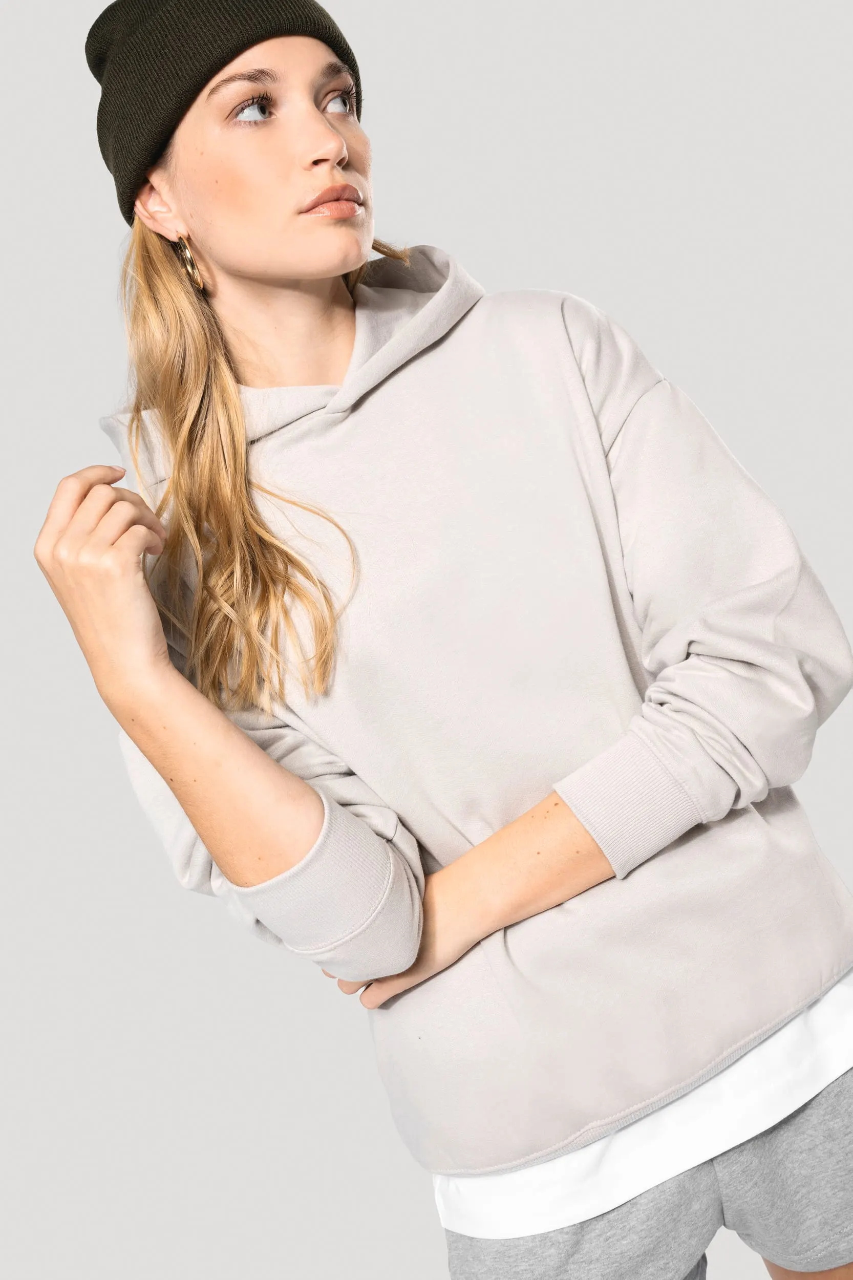Sudadera de felpa oversize con capucha unisex