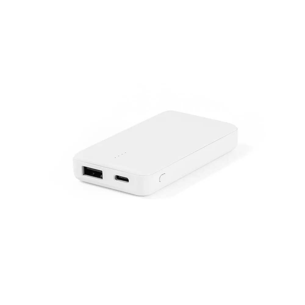 SHERYL. Batería externa de 4'000 mAh en ABS reciclado (100% rABS)