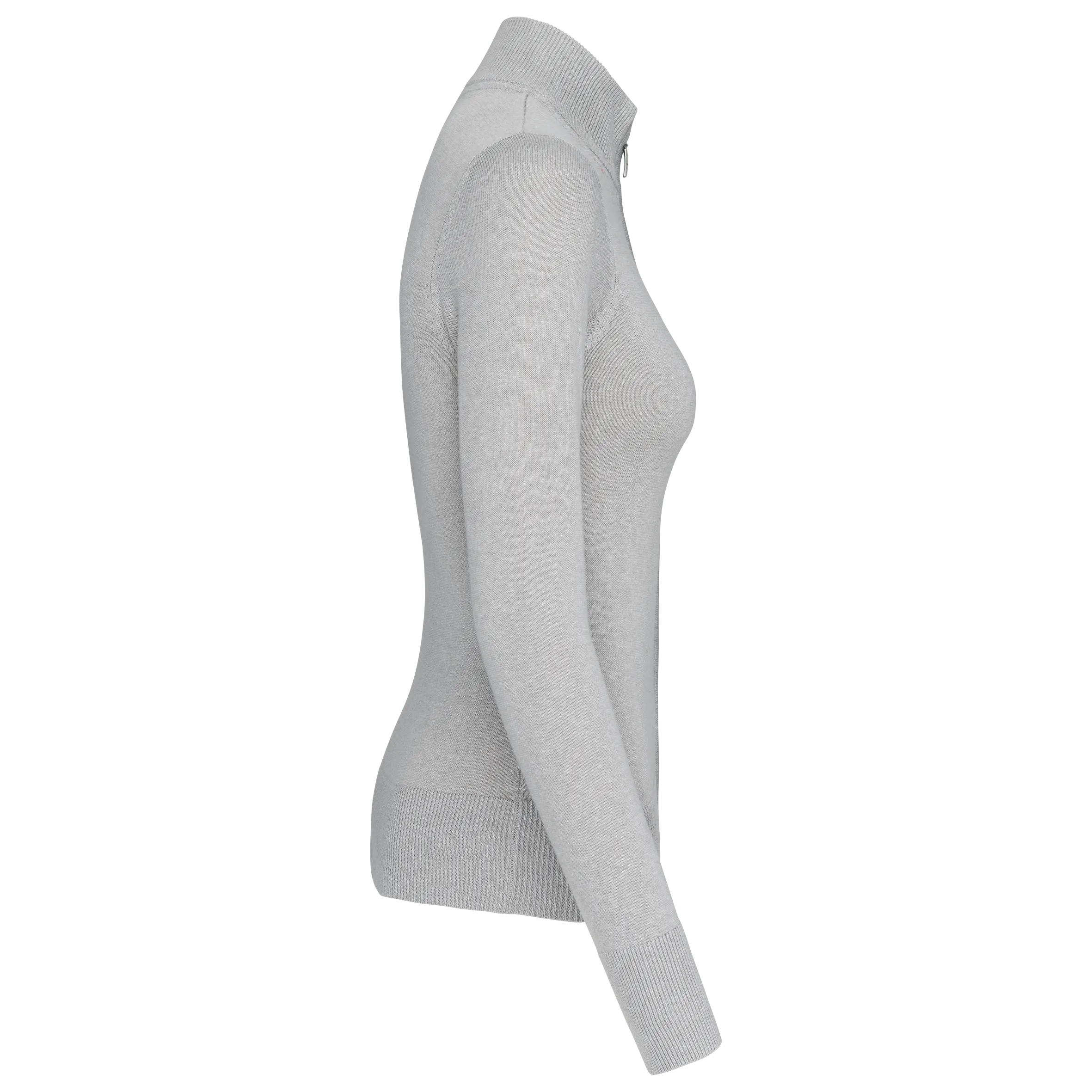 Chaqueta de punto con cremallera mujer