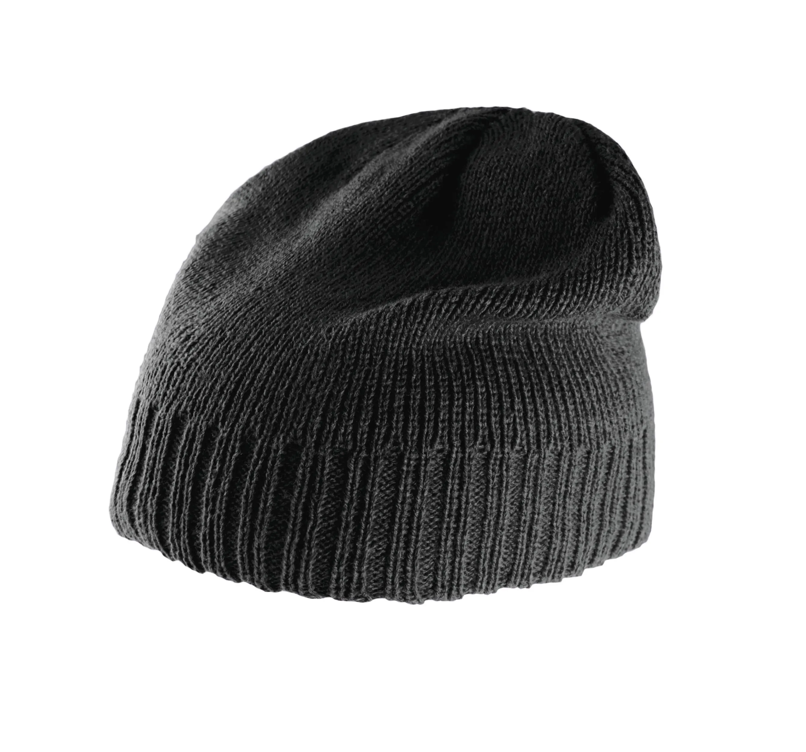 Gorro con borde acanalado