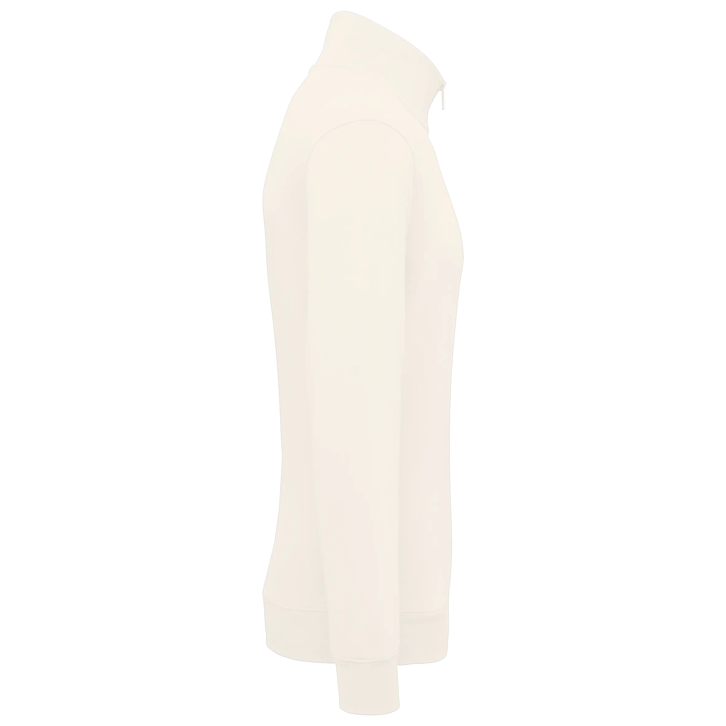 Sudadera ecorresponsable de cuello alto con cremallera hombre