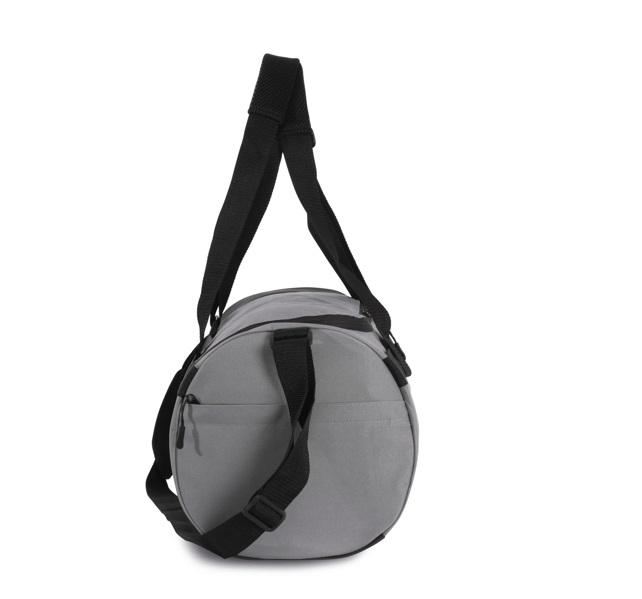 Bolsa de deporte cilíndrica con compartimento separado para calzado