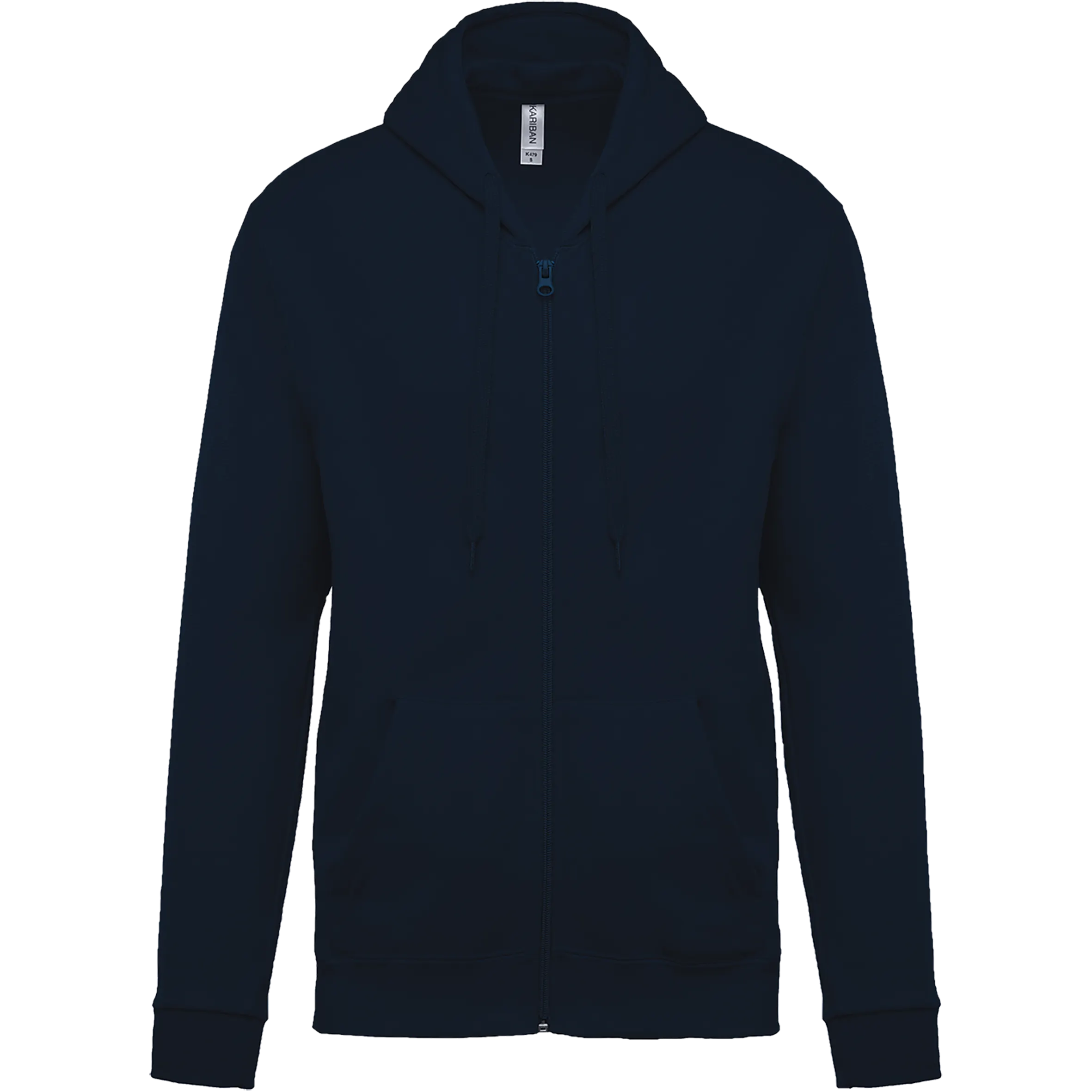Sudadera capucha y cremallera unisex