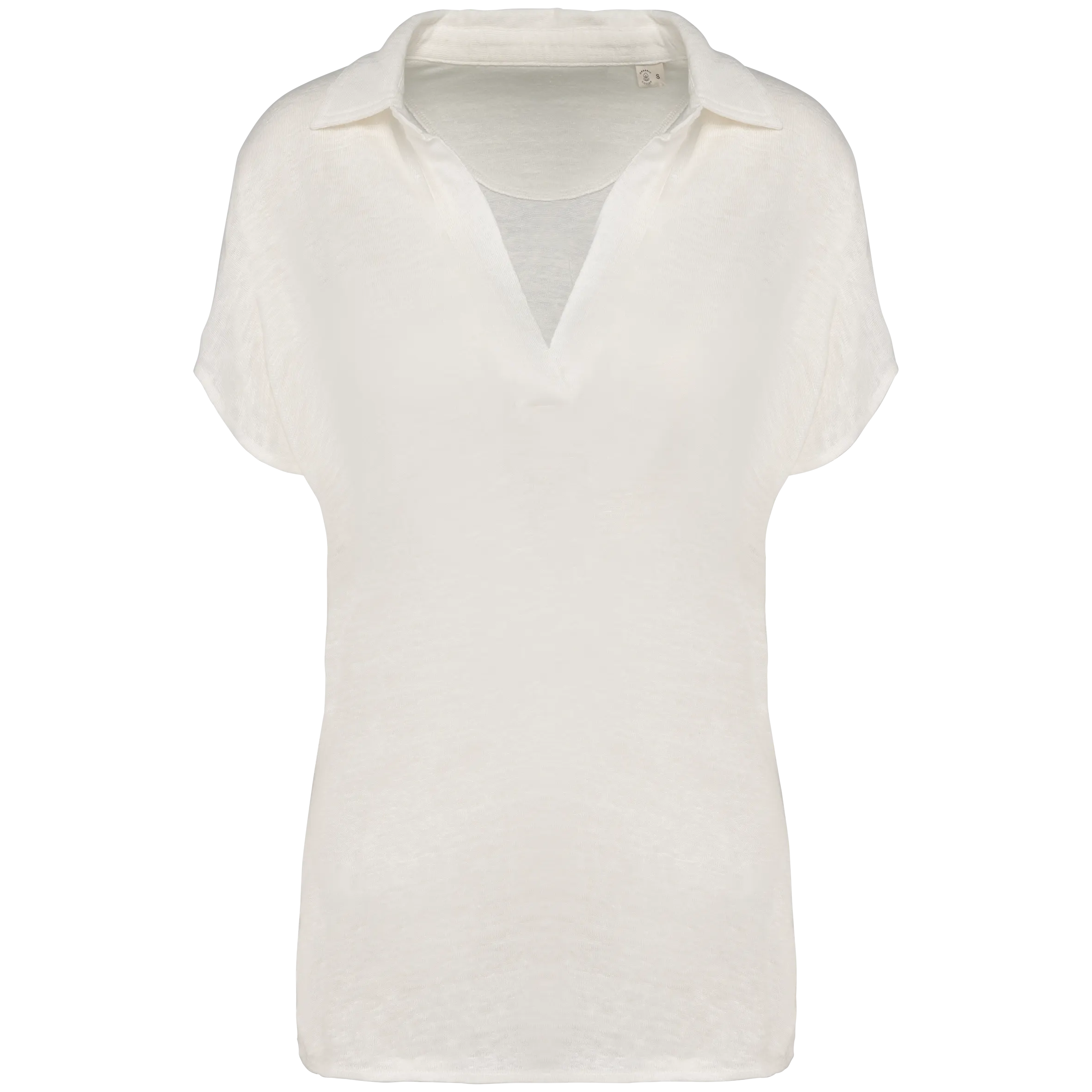 Polo de lino mujer