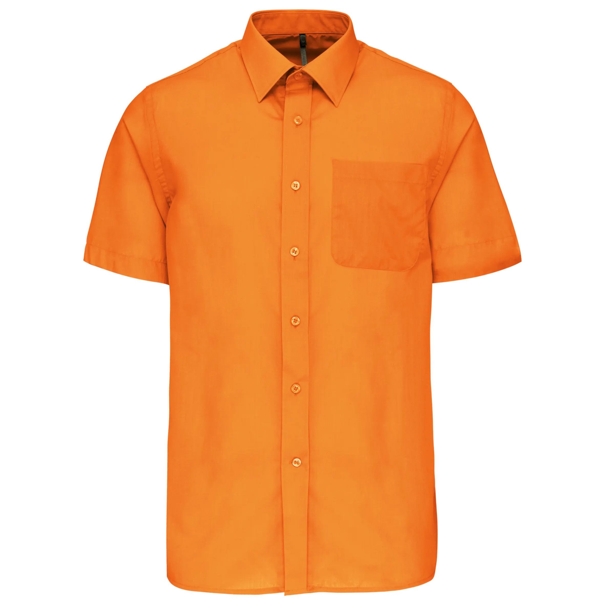 Camisa popelina de polialgodón manga corta de fácil cuidado hombre
