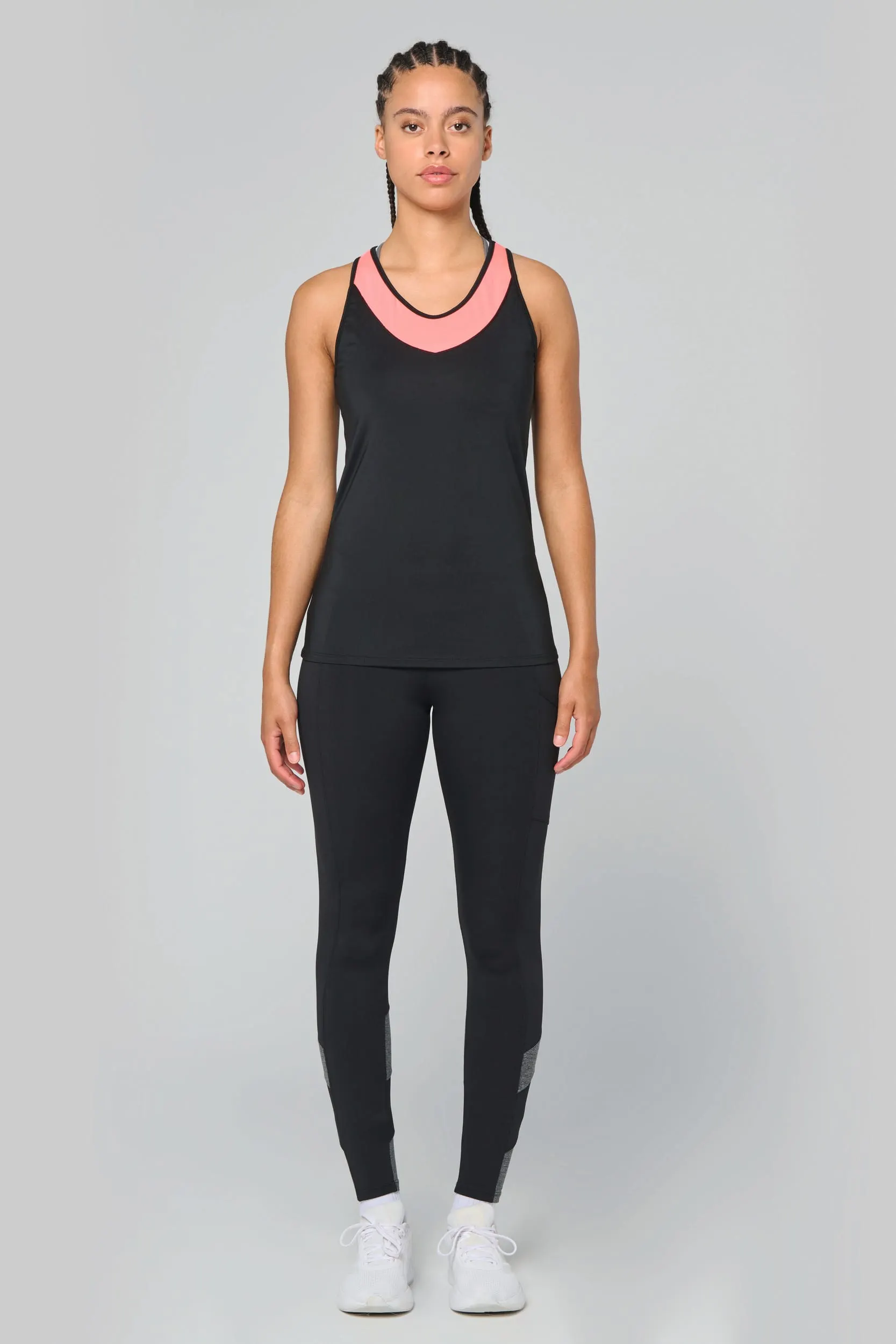 Leggings bicolor mujer
