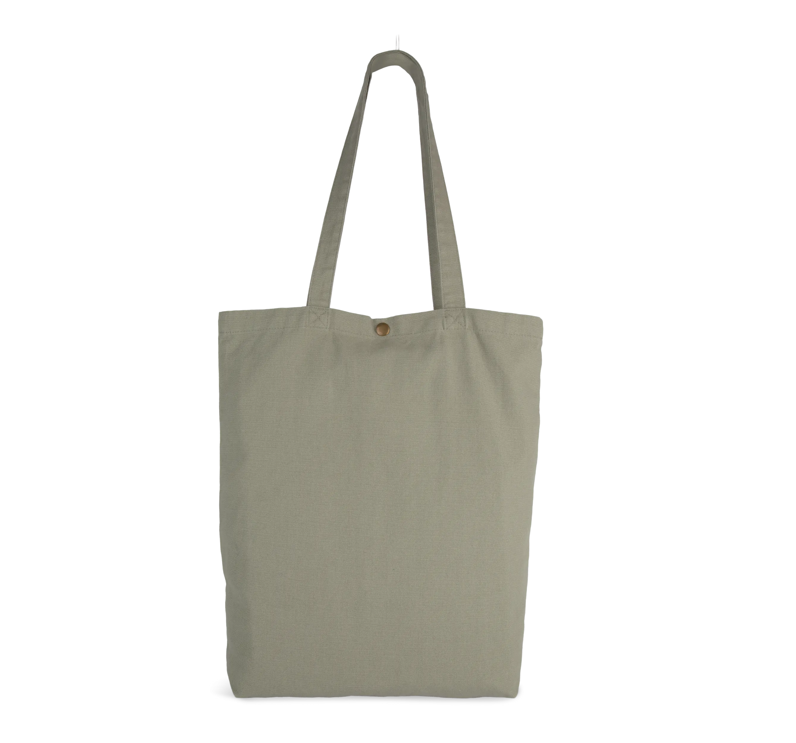 Bolsa shopper de algodón efecto lavado