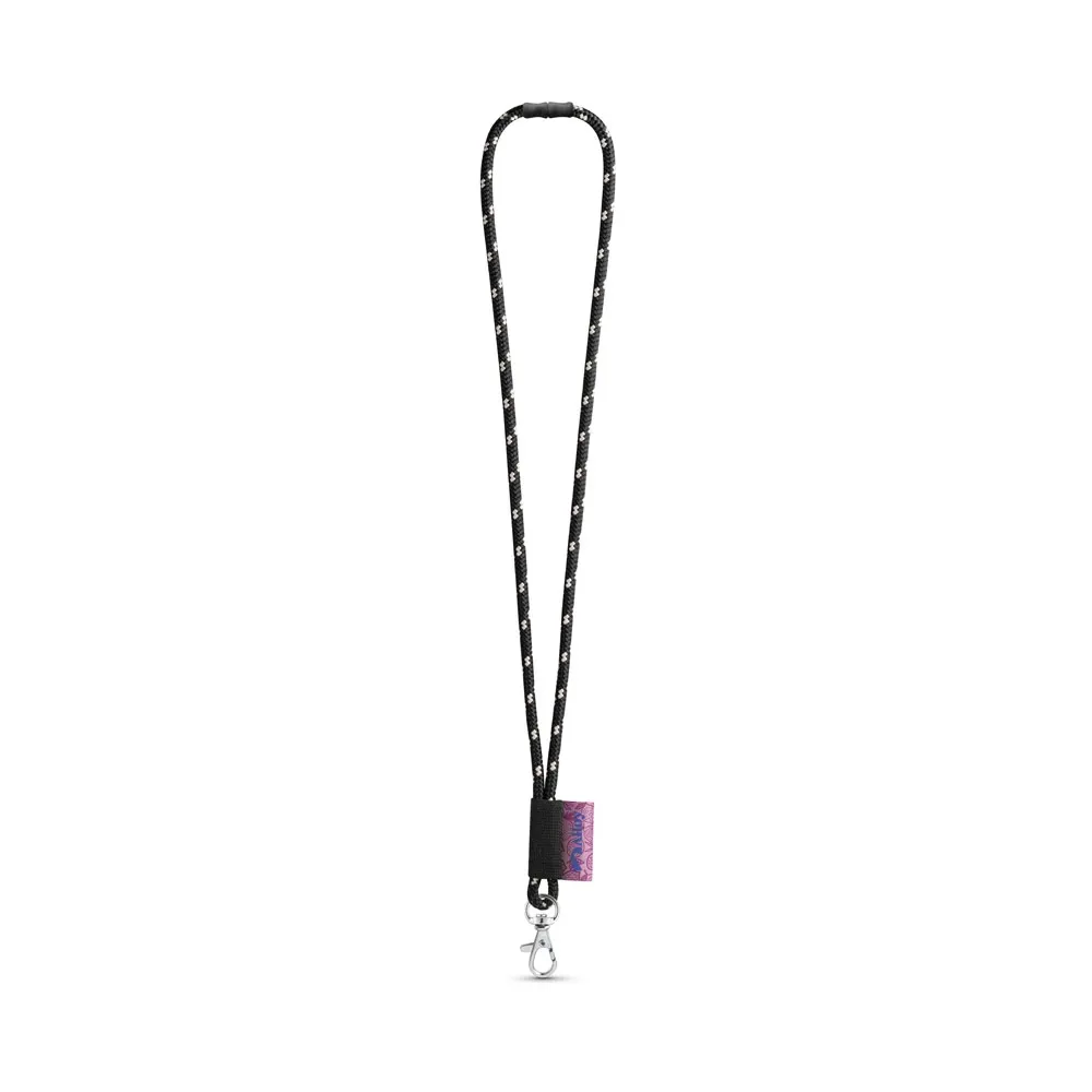 MANSFIELD. SET Cordón NAUTIC Largo (Ø 7 mm) con mosquetón de gatillo de 9 mm y cierre de seguridad de Ø 7 mm
