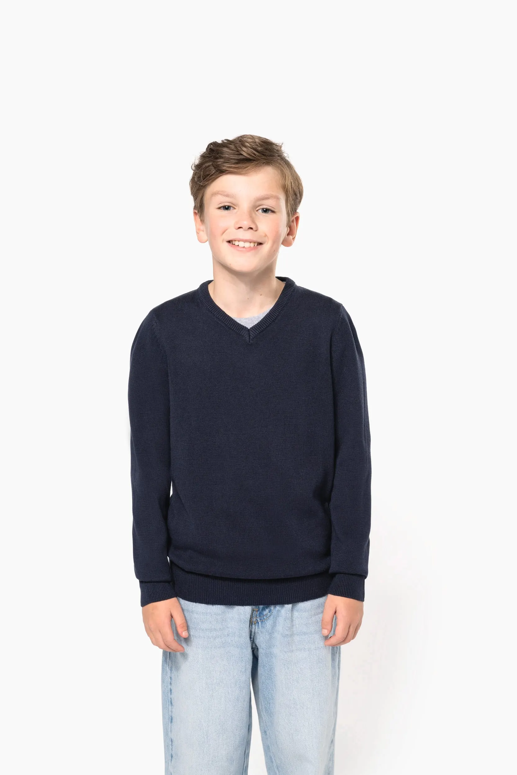 Jersey cuello de pico niños