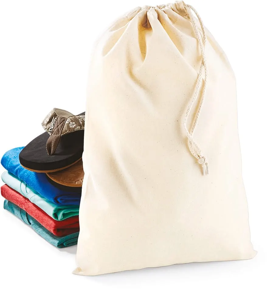 Bolsa algodón con cordones