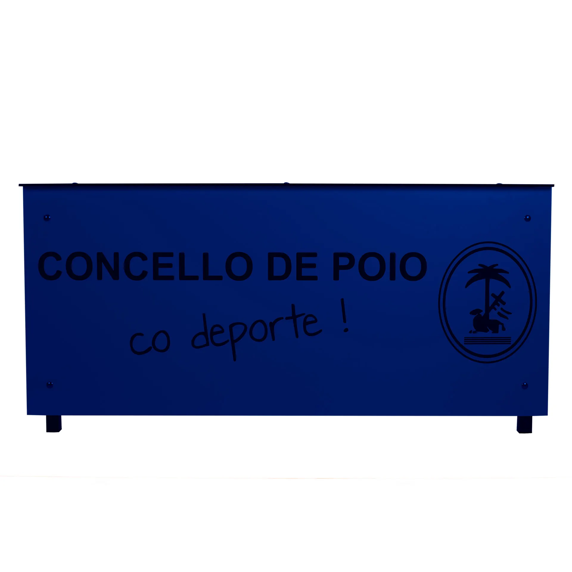 MESA ANOTADORES COMPLETA FENÓLICO 12MM COLOR PERSONALIZABLE