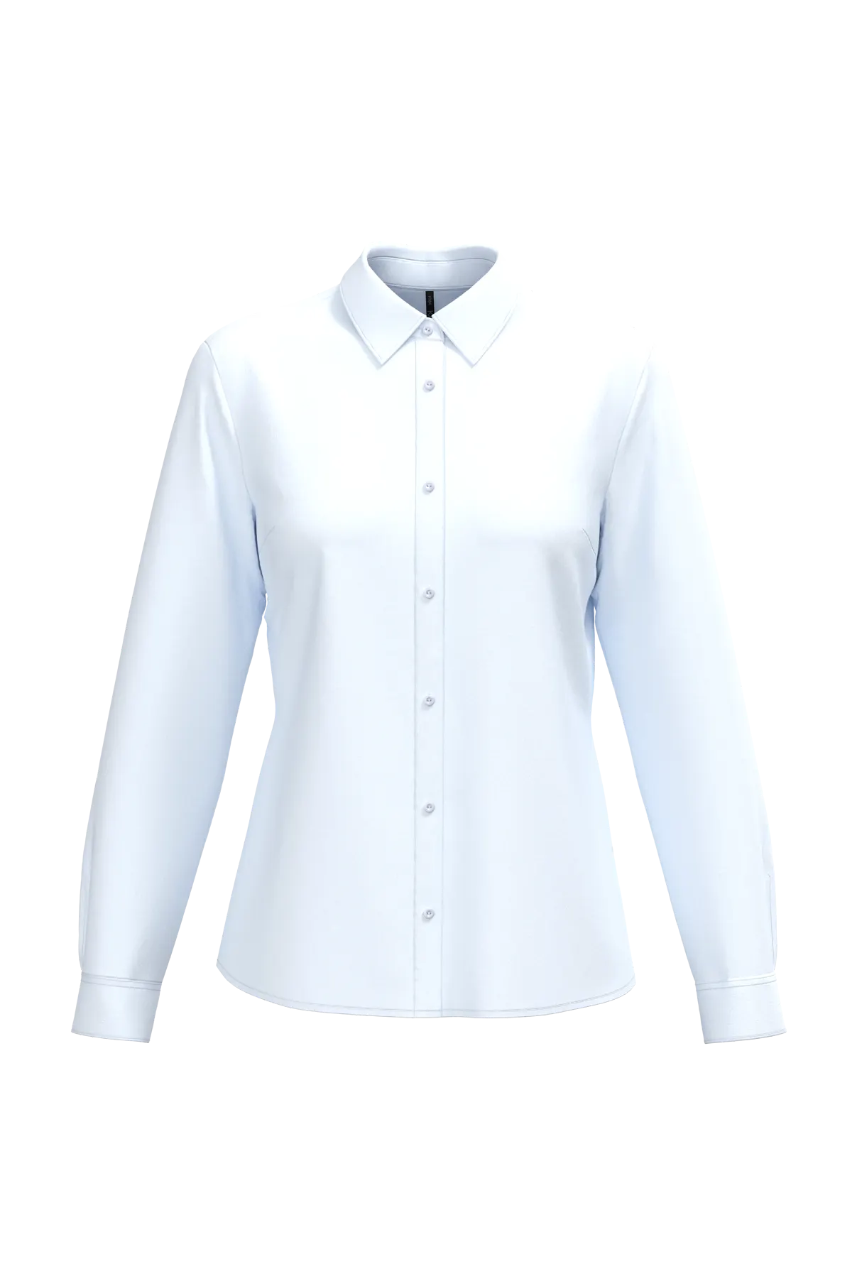 Camisa popelina de polialgodón de fácil cuidado para mujer