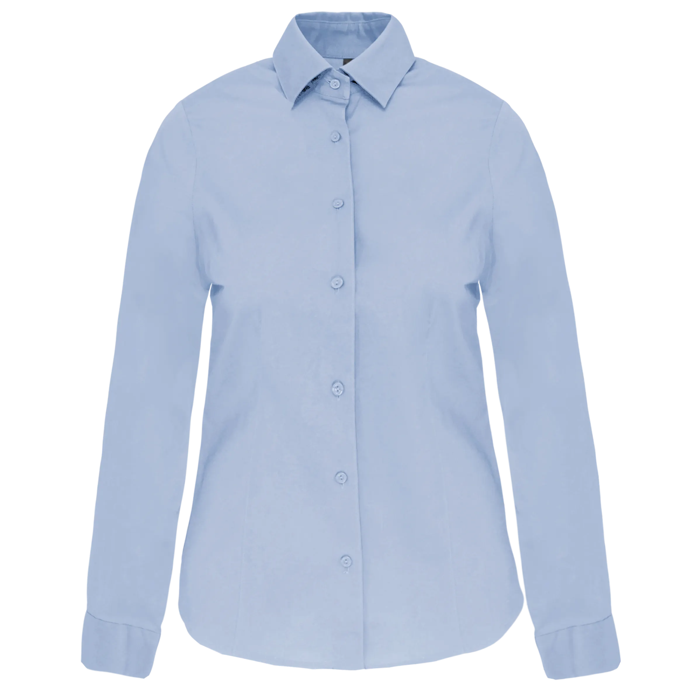 Camisa stretch manga larga mujer