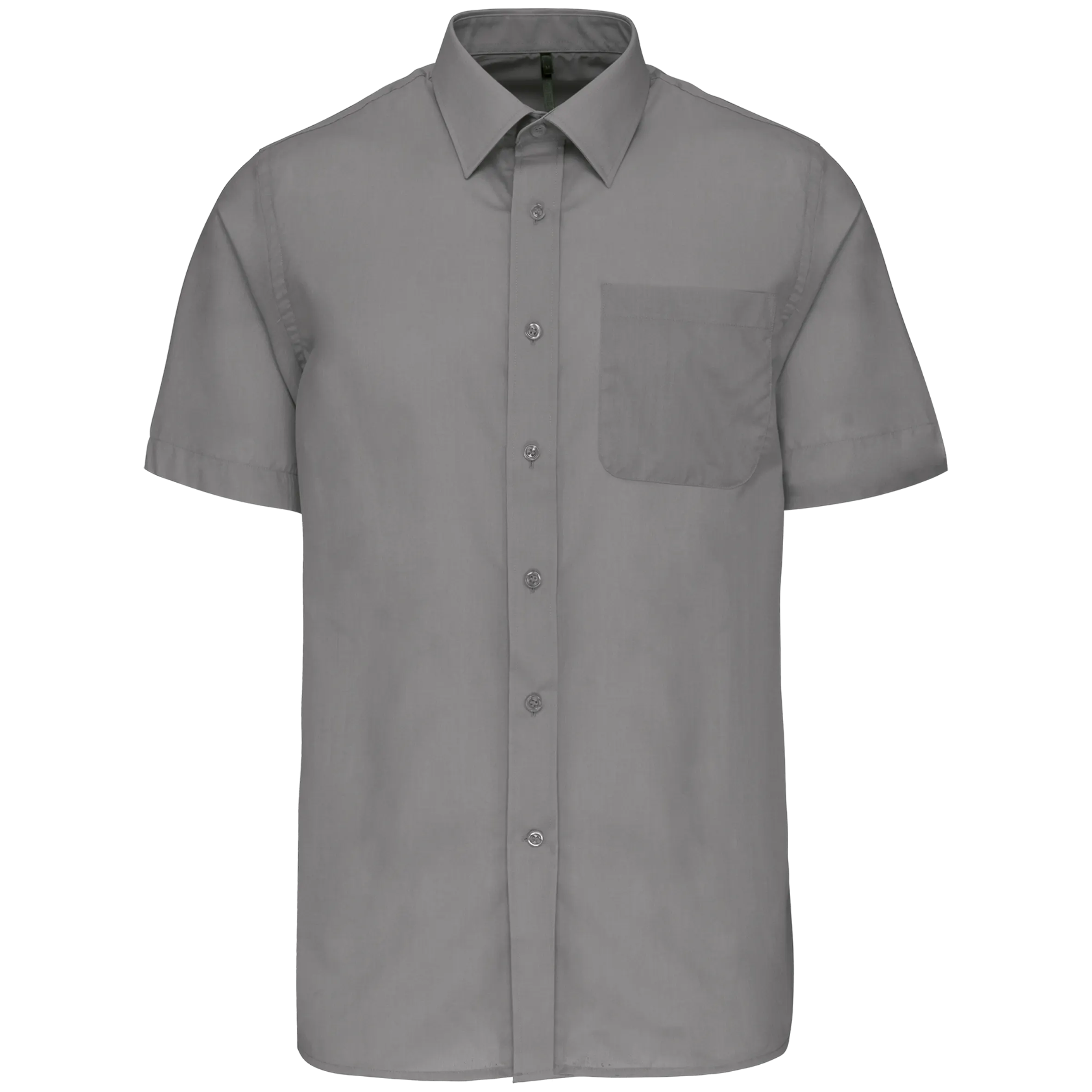 Camisa popelina de polialgodón manga corta de fácil cuidado hombre