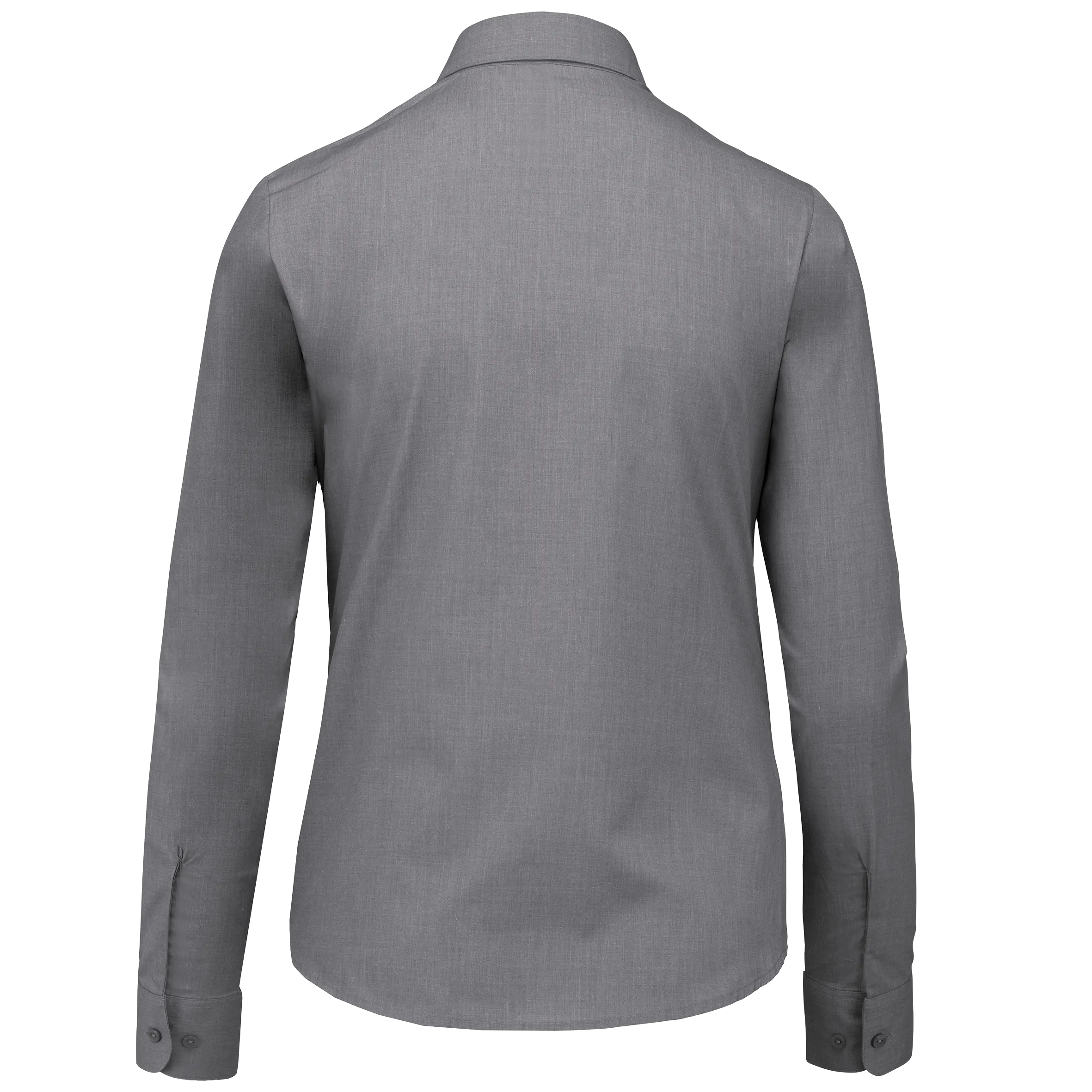 Camisa popelina de polialgodón manga larga mujer