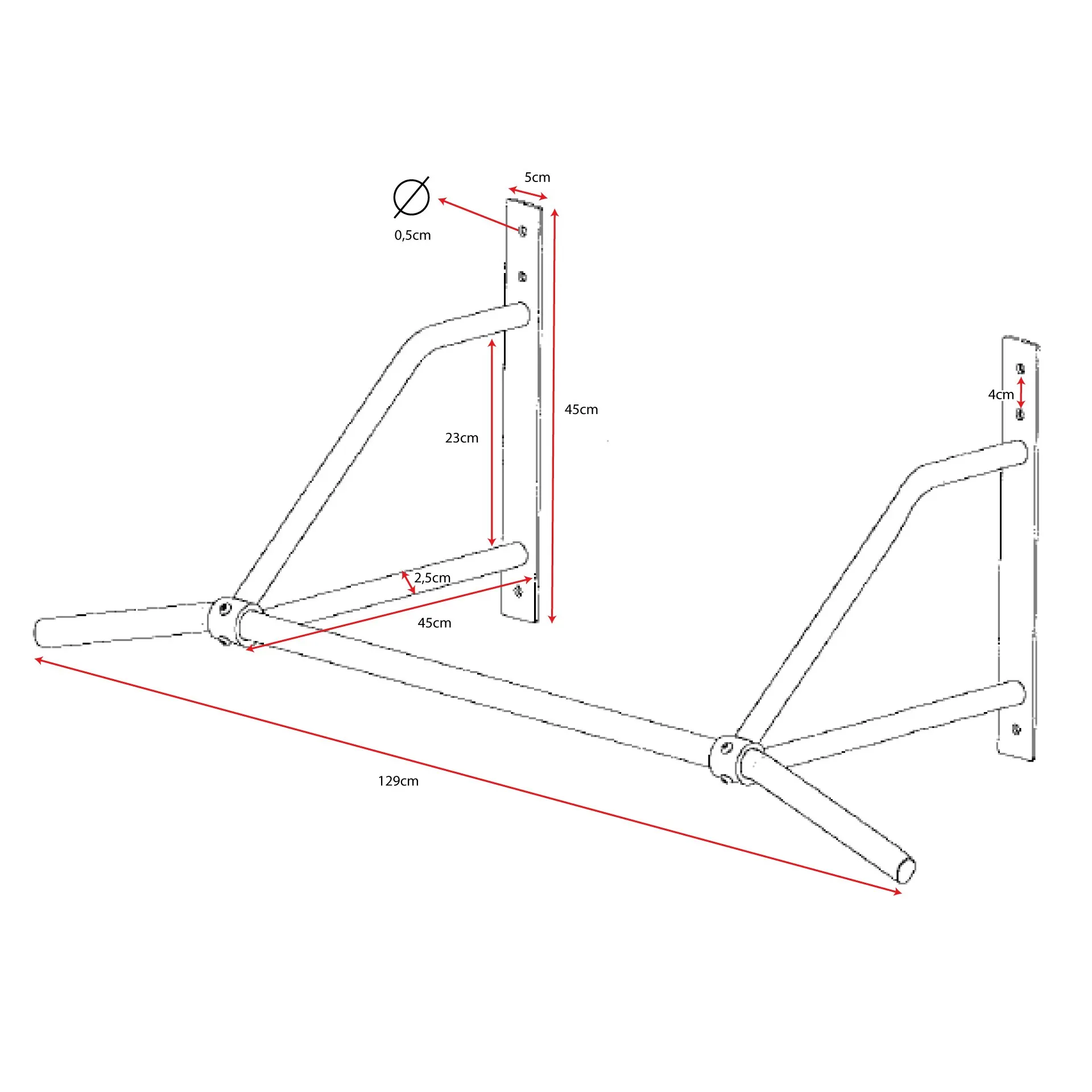 SOPORTE DOMINADAS SOFTEE FINISHER