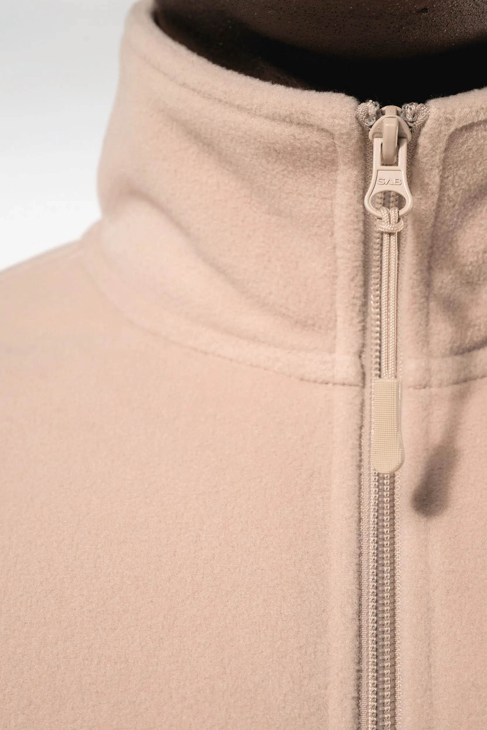 Chaqueta polar ajustable con puños elásticos