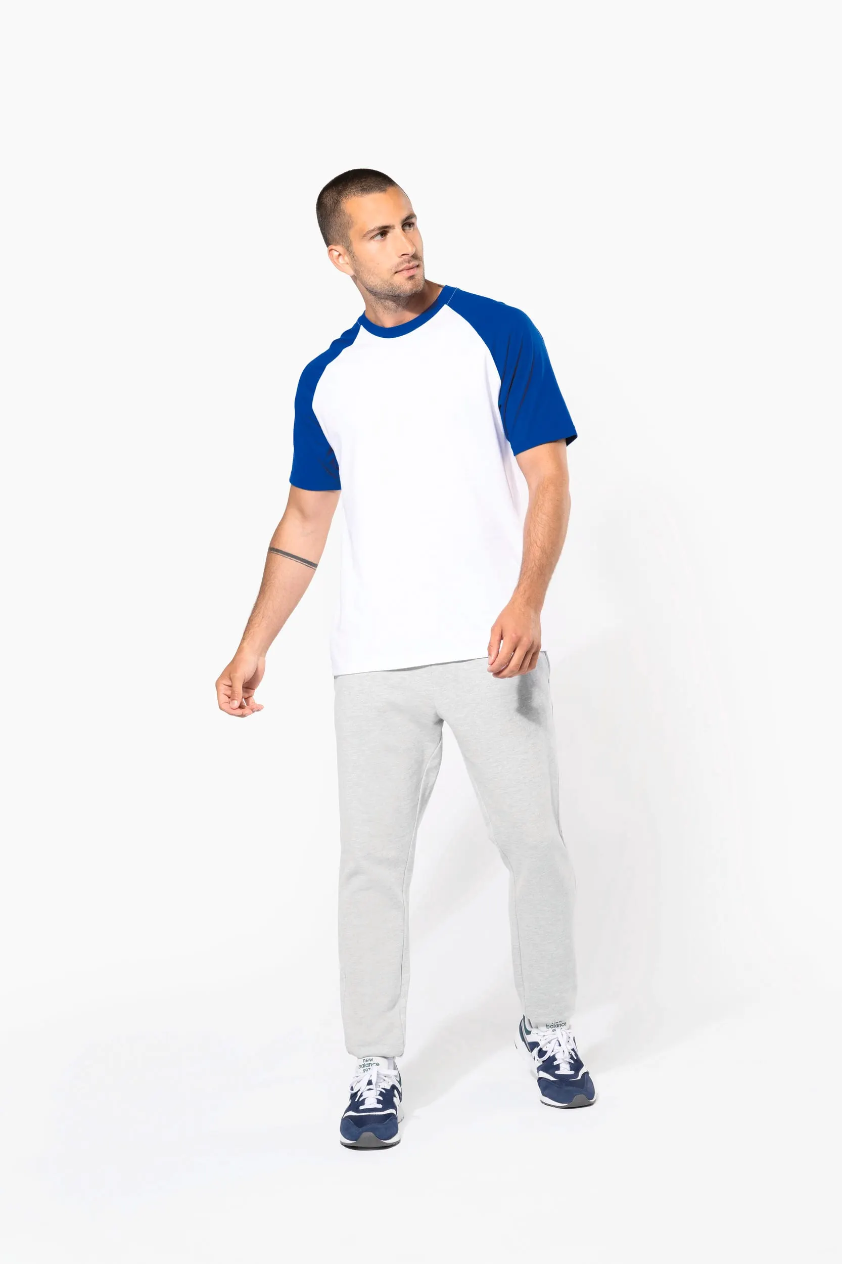 Baseball - camiseta bicolor manga corta hombre