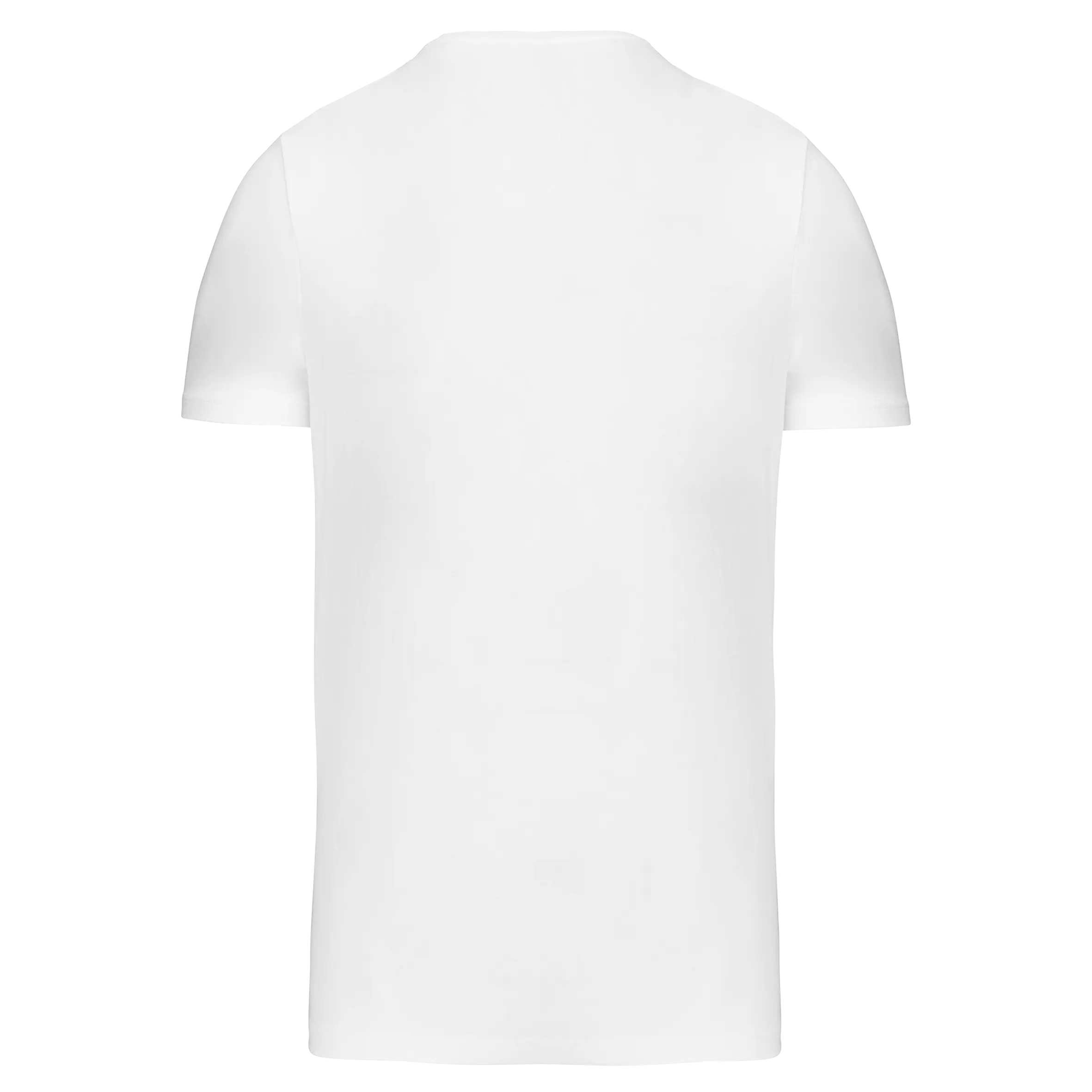 Camiseta con elastano cuello de pico hombre
