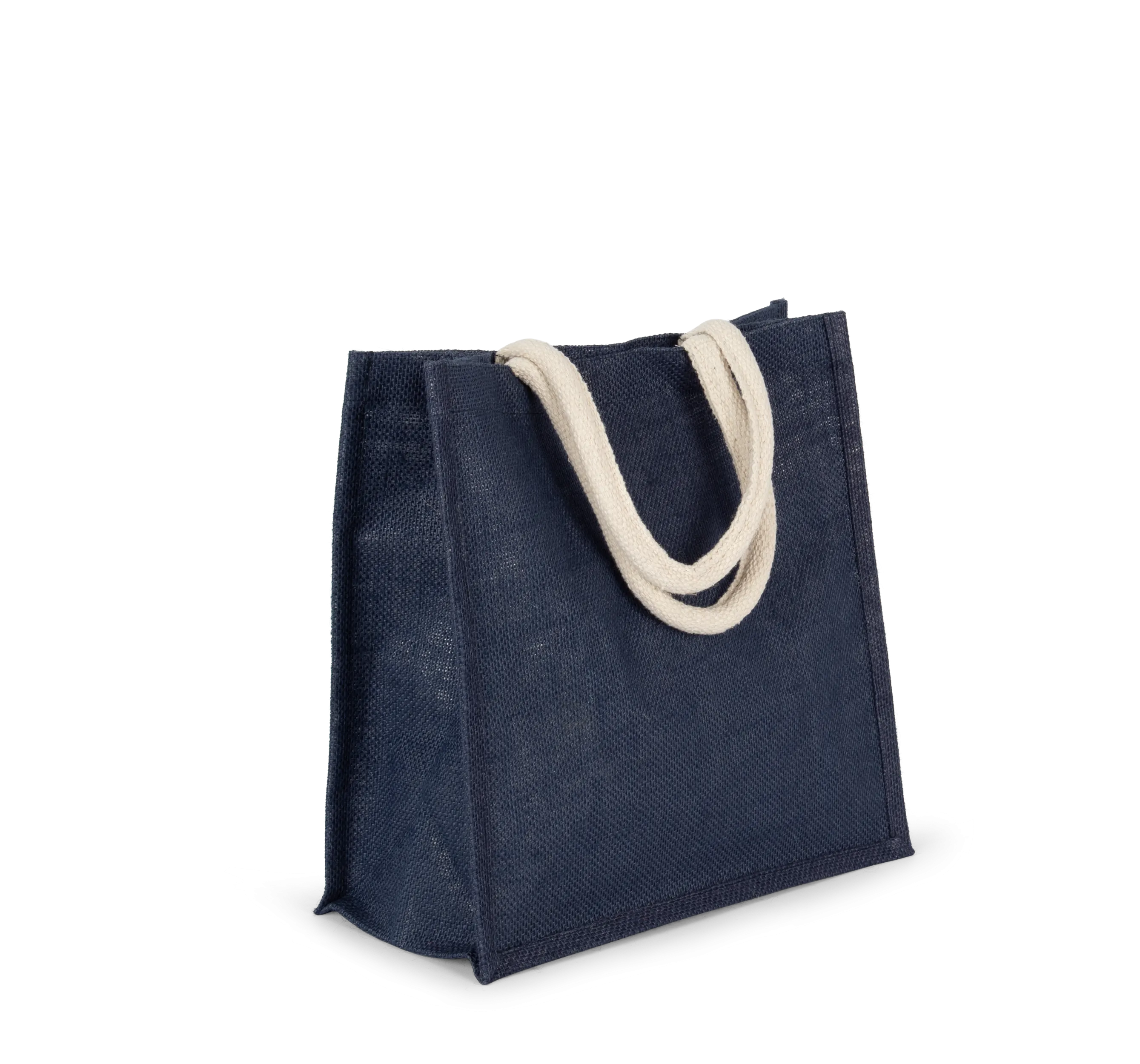 Bolsa estilo tote de tela de yute, modelo grande