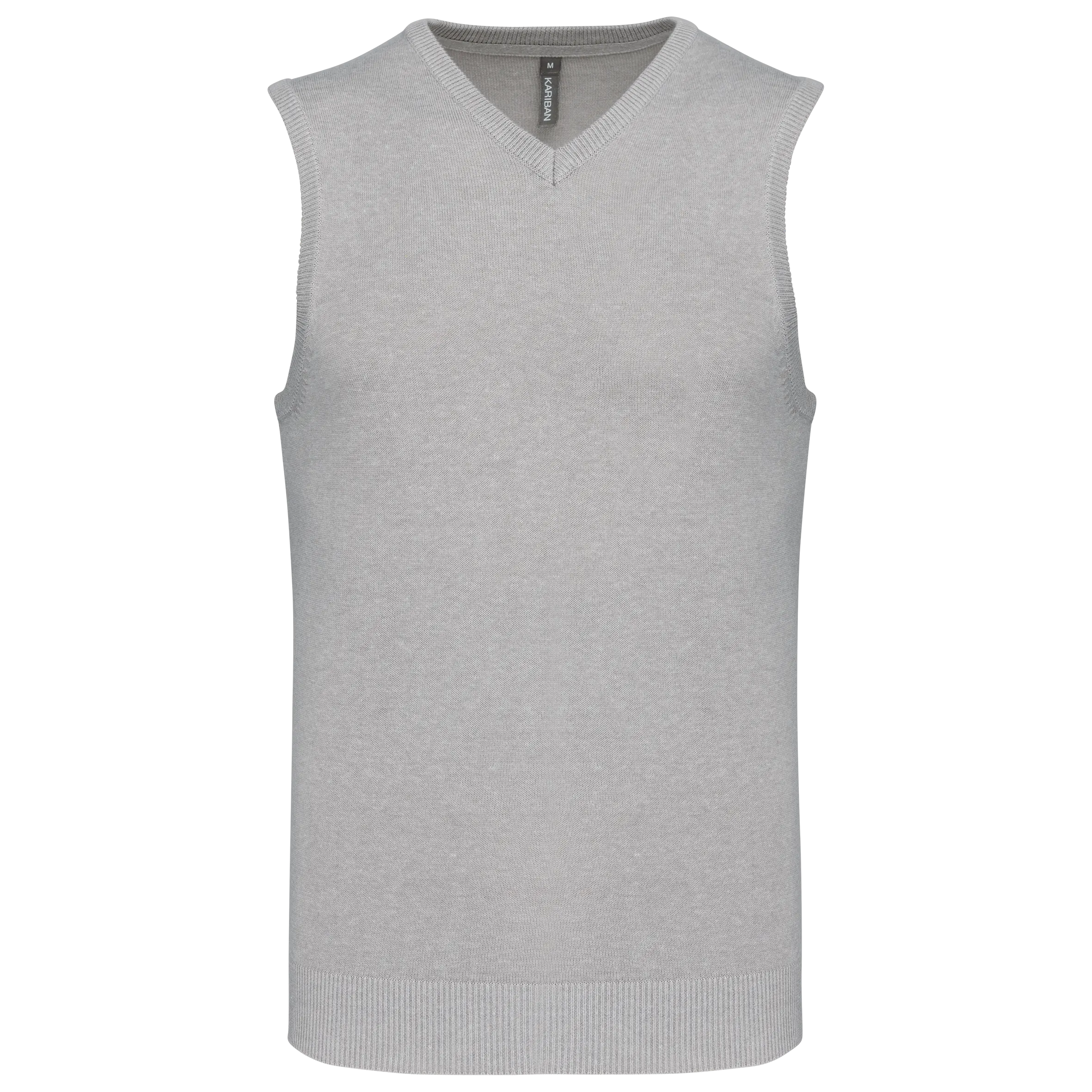 Jersey cuello de pico sin mangas
