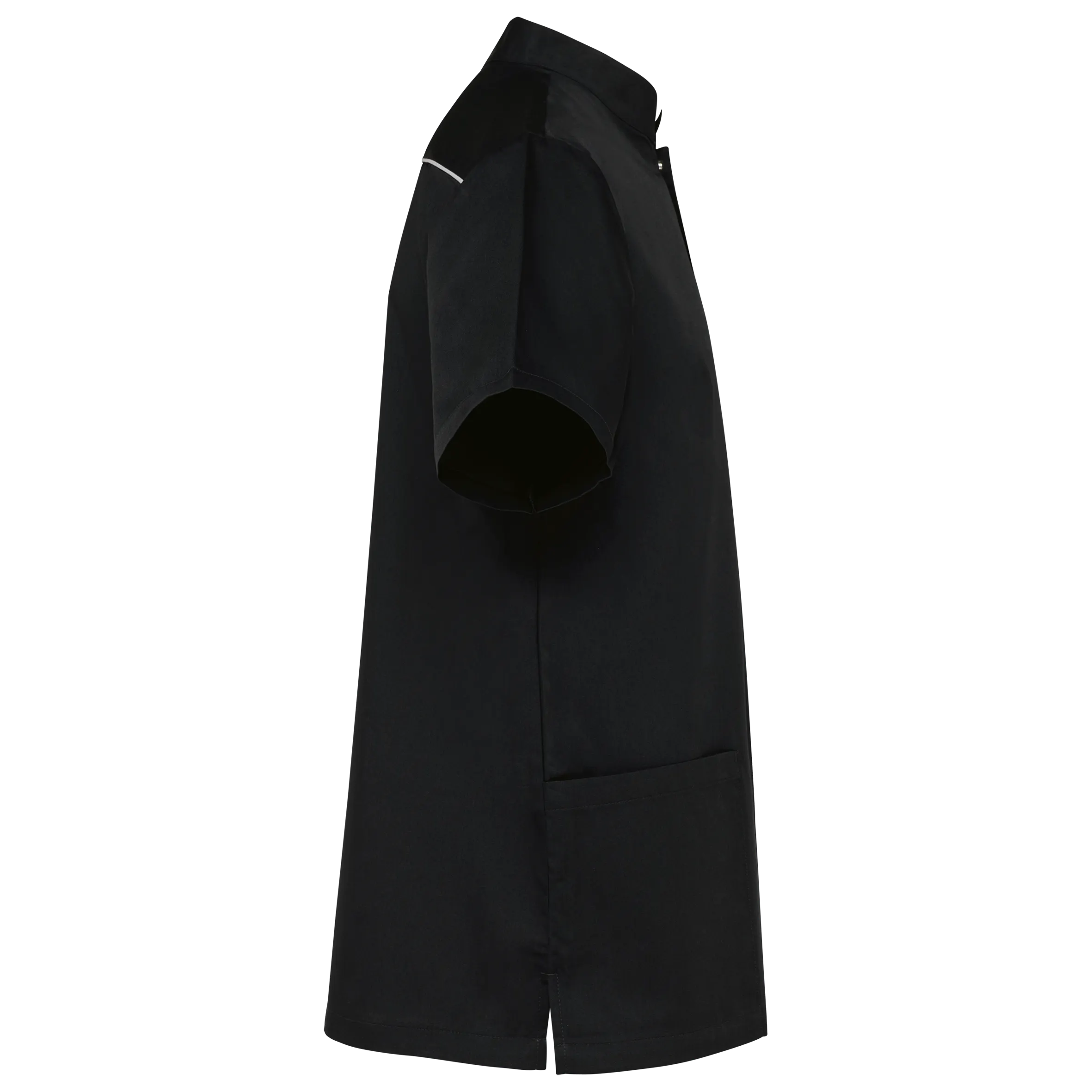 Blusa polialgodón con botones a presión hombre