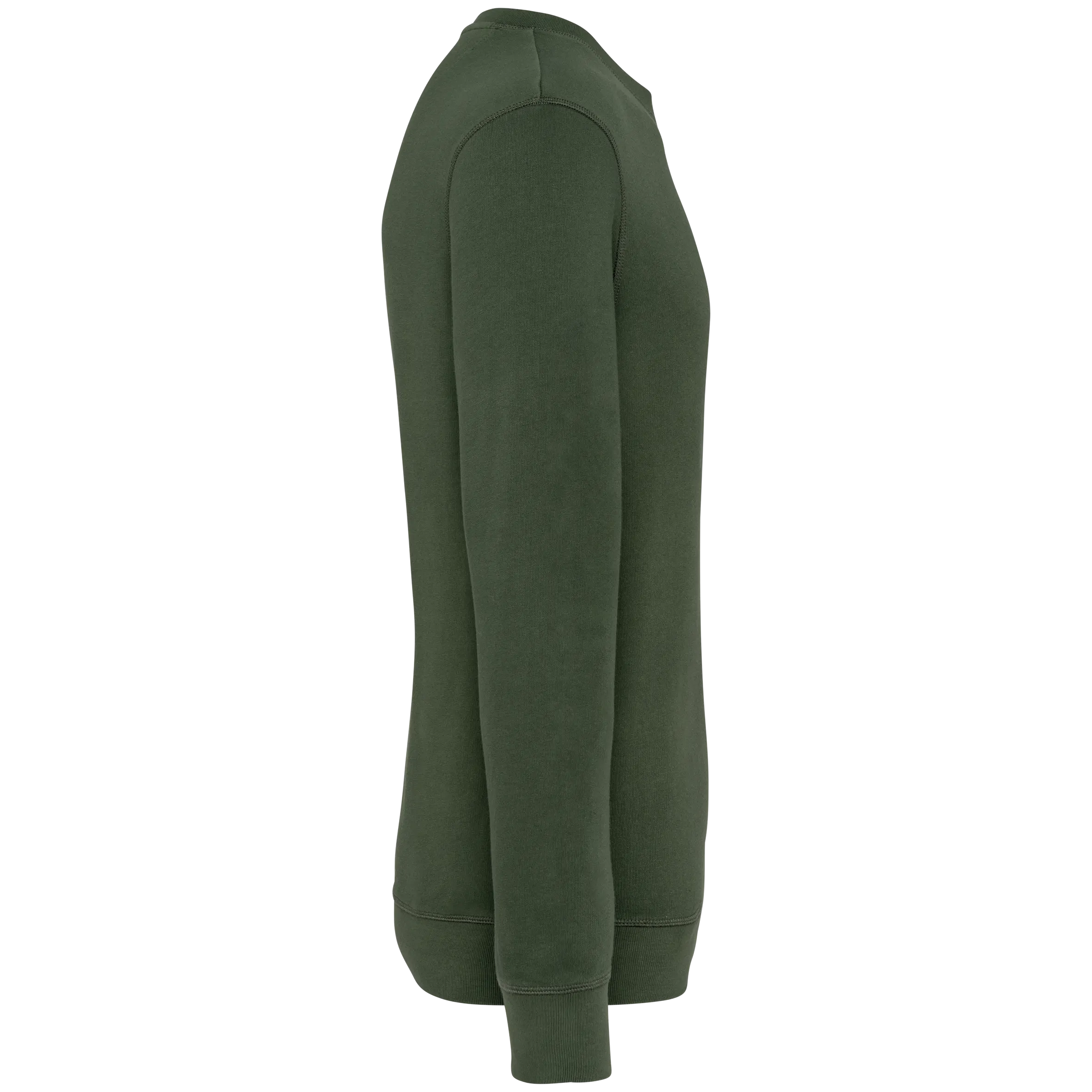 Sudadera ecorresponsable de cuello redondo French Terry unisex