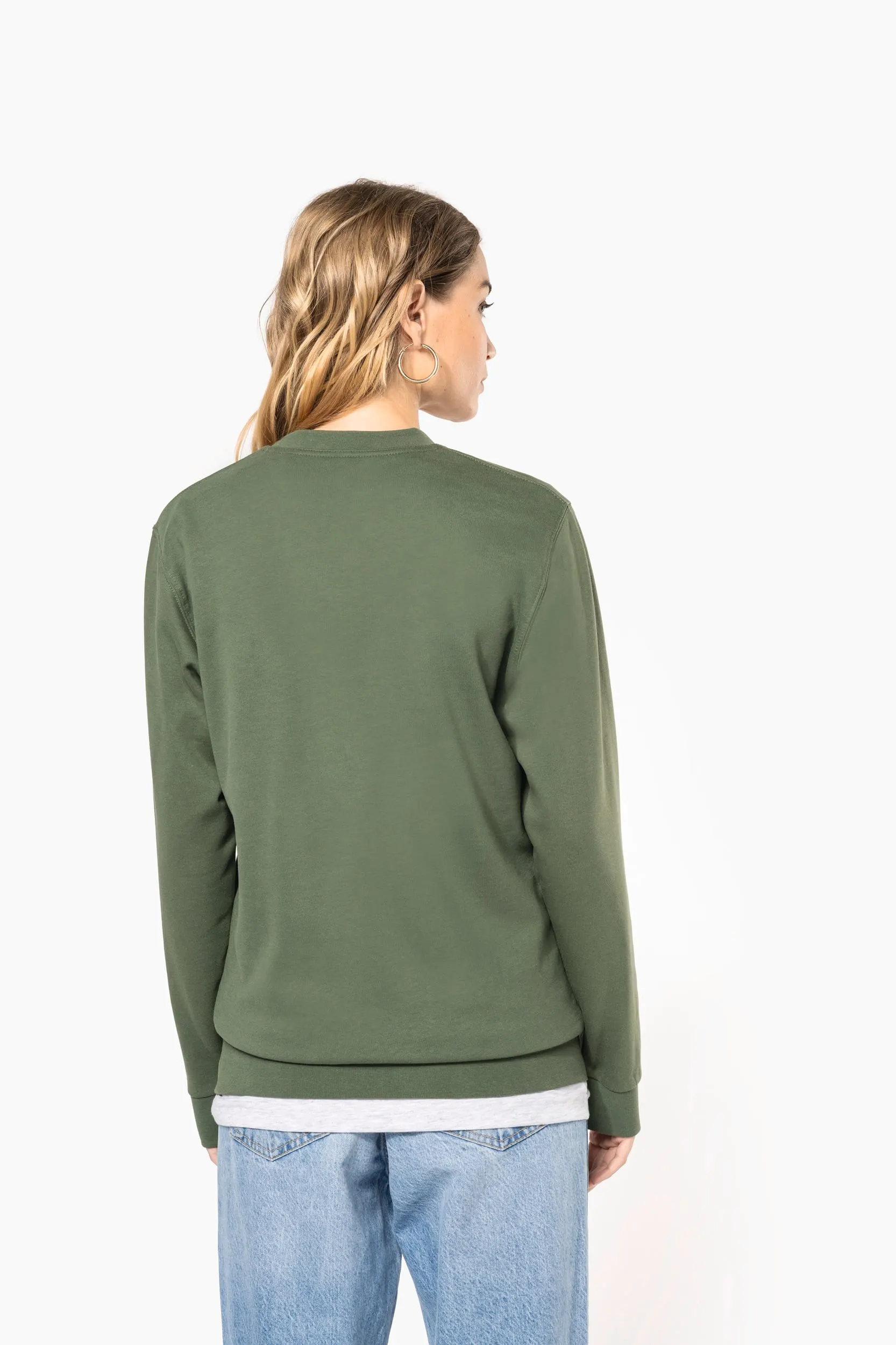 Sudadera cuello redondo
