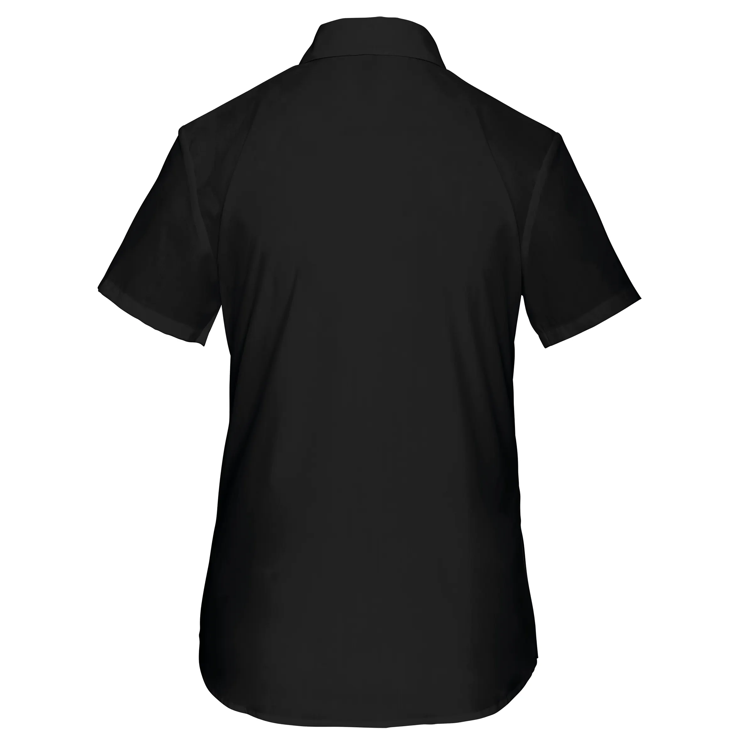Camisa popelina de polialgodón manga corta de fácil cuidado mujer