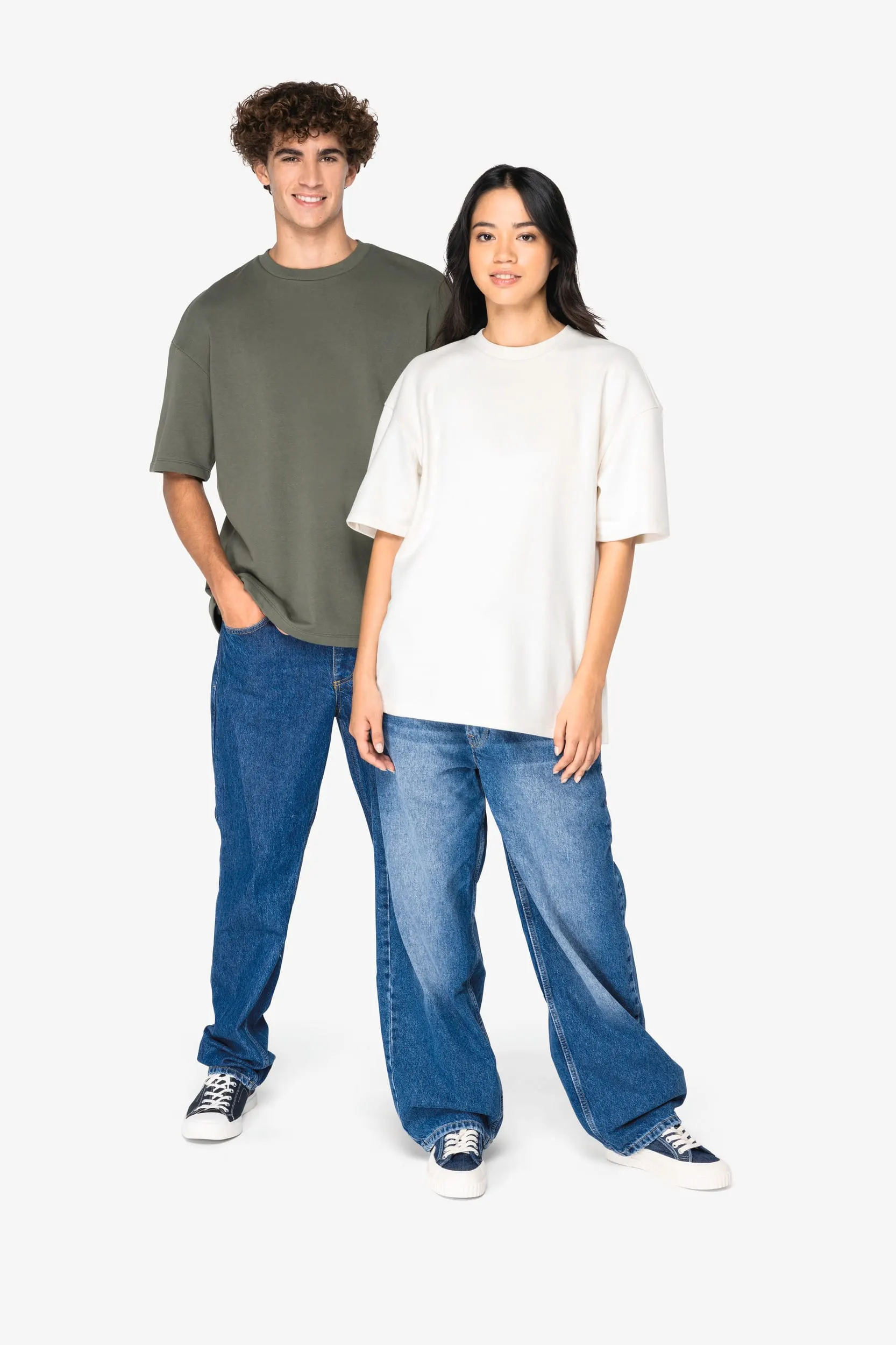 Camiseta ecorresponsable oversize French Terry unisex