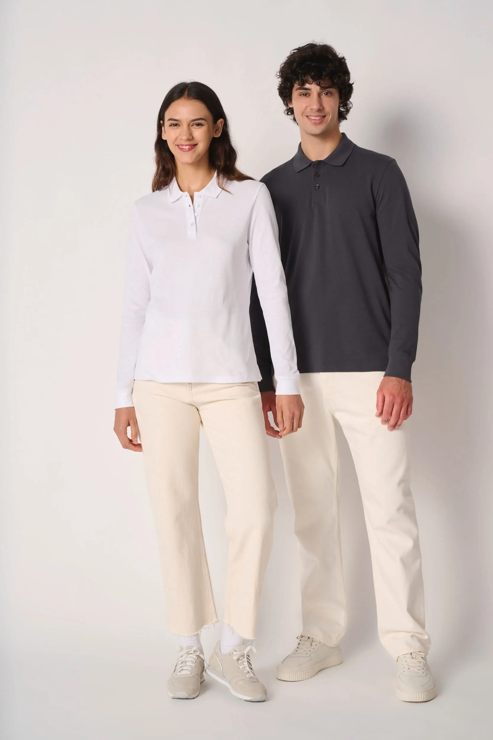 Polo punto piqué LSL hombre