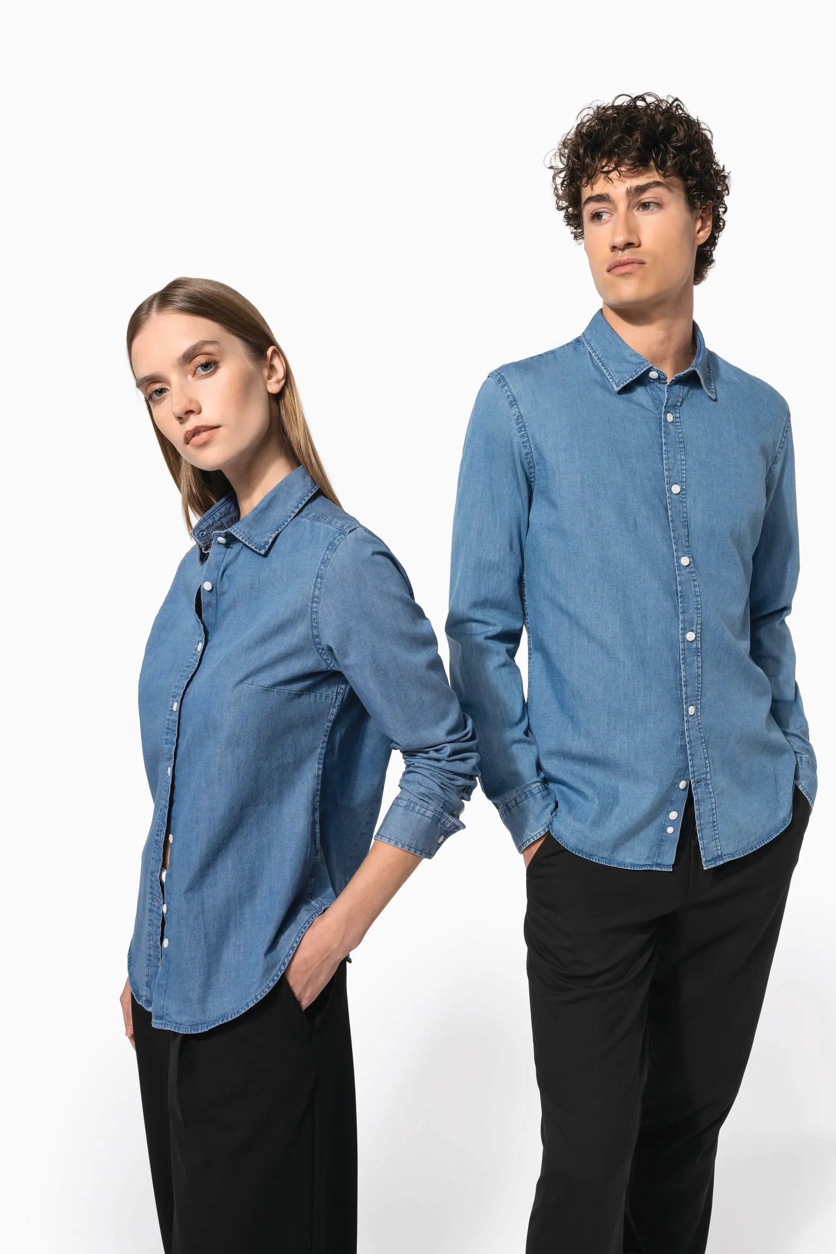 Camisa Denim mujer