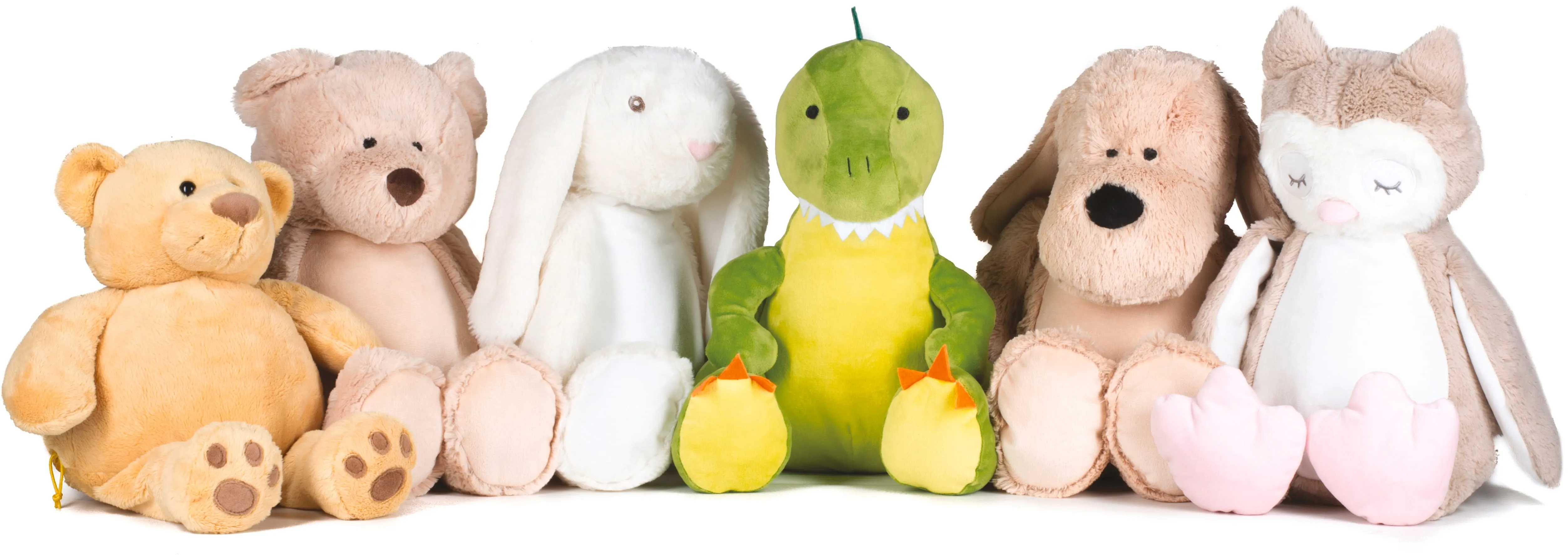 Conejo de peluche con cremallera