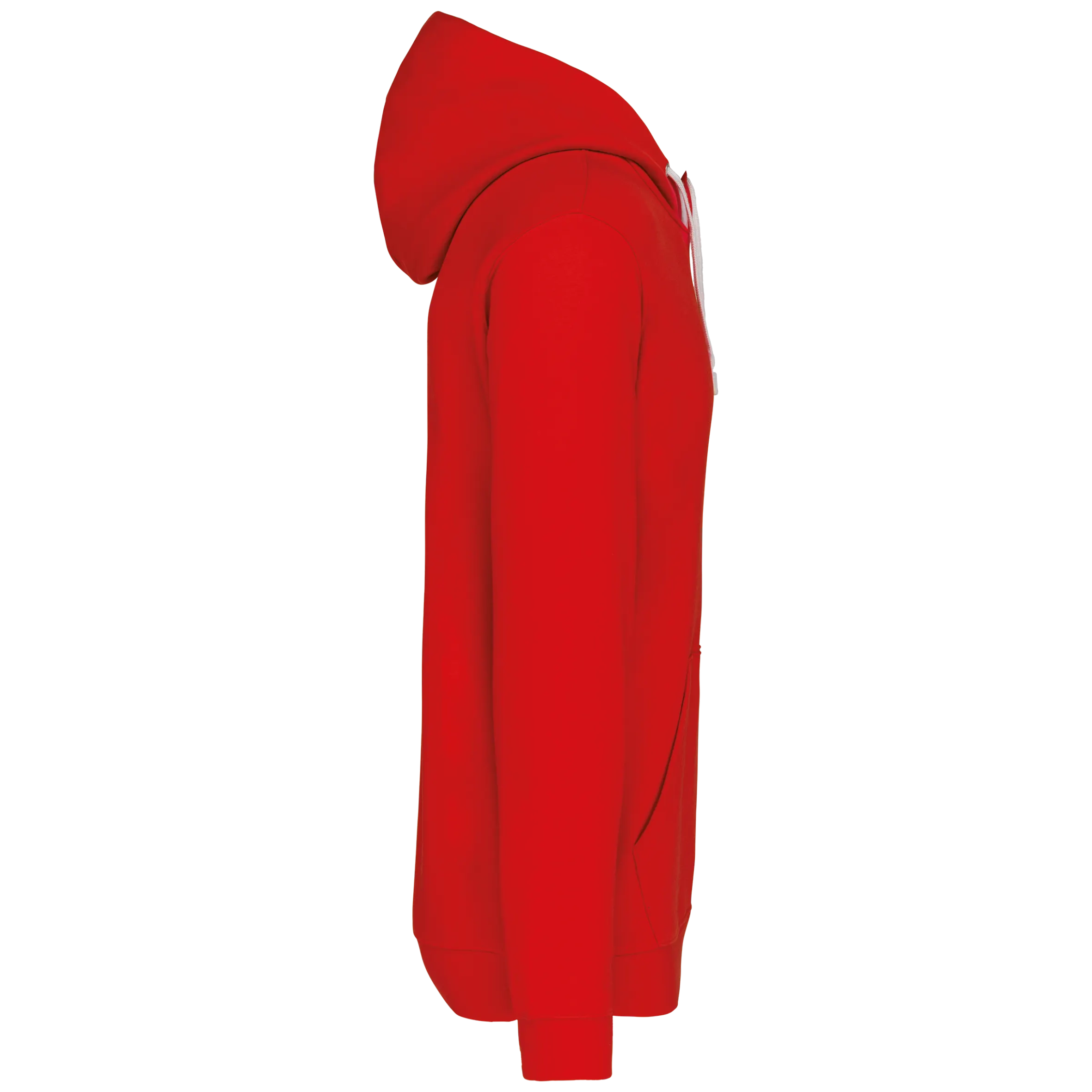 Sudadera capucha contrastada hombre