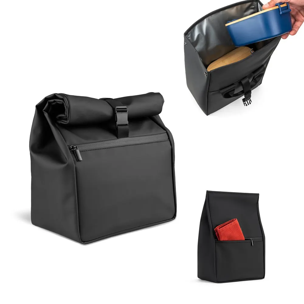 AZORES COOLER. Bolsa térmica enrollable de PU con aislamiento de PEVA (7L)