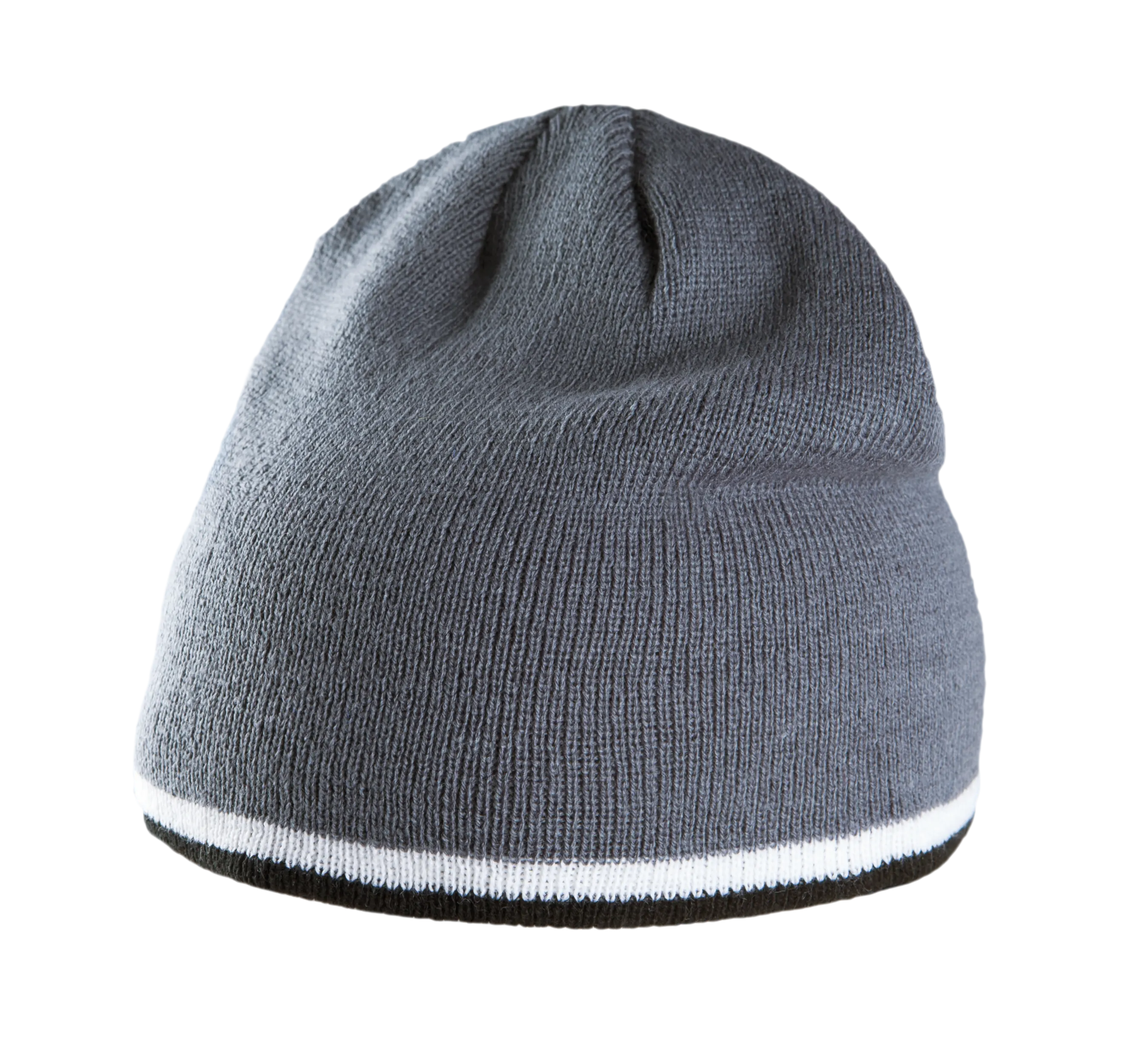 Gorro con tira bicolor contrastada