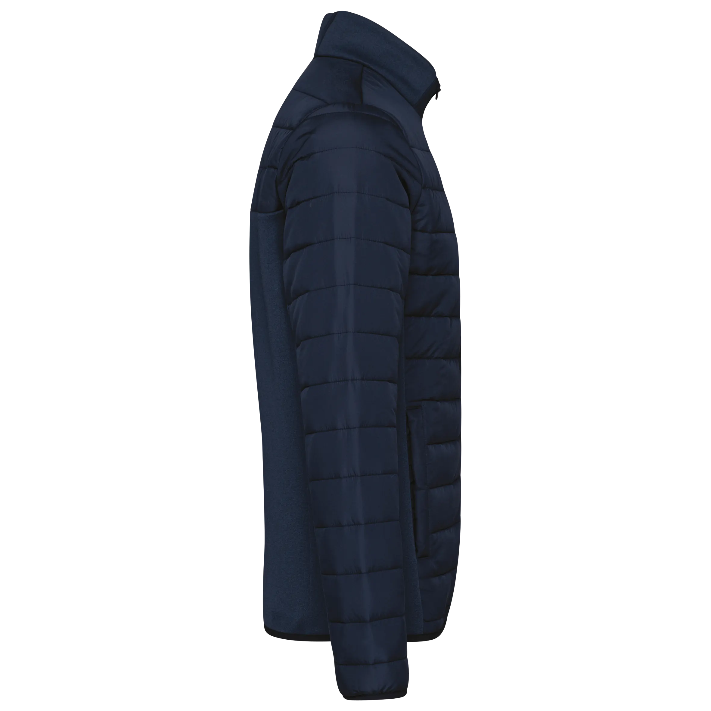 Chaqueta bimaterial hombre